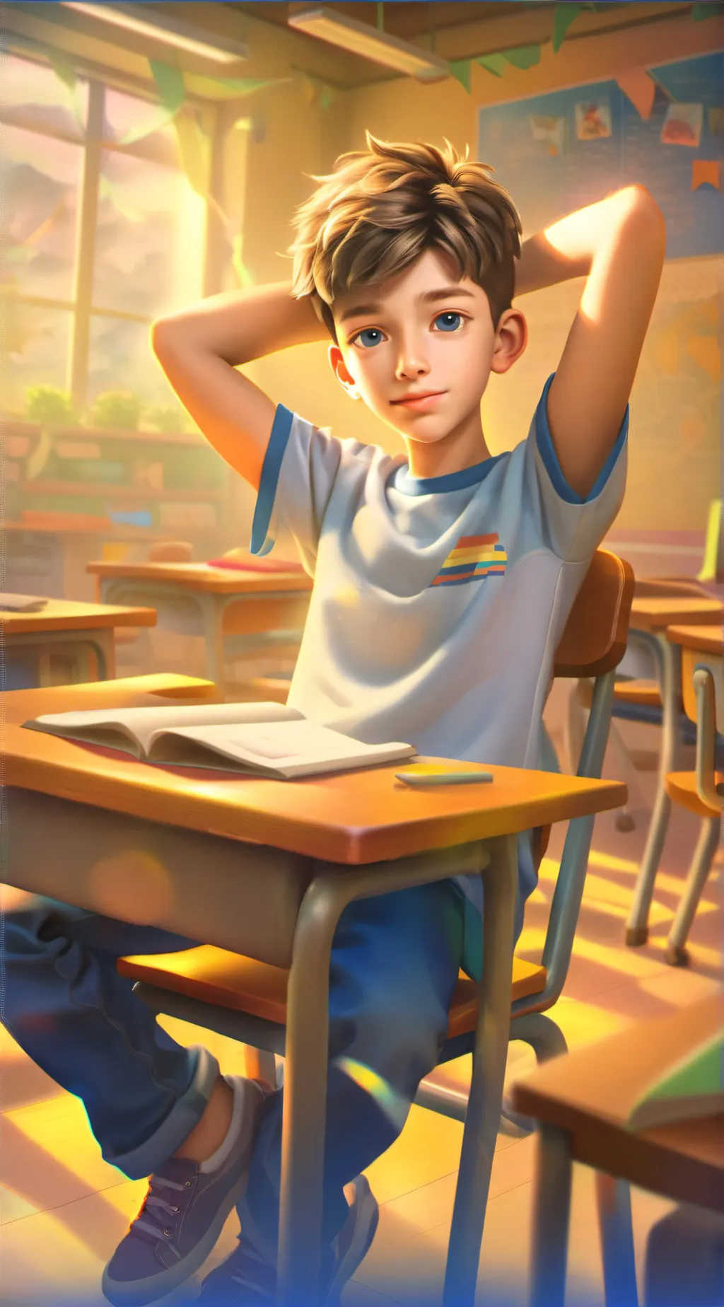 ai character: Devon  background