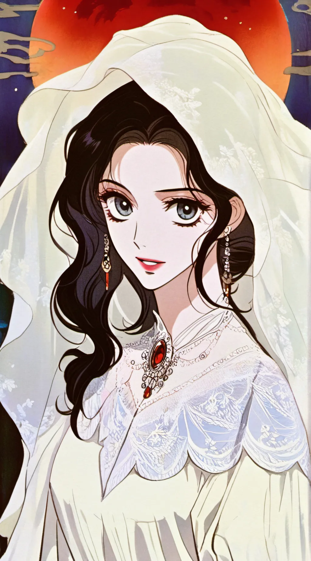 ai character: Lila Nightshade background