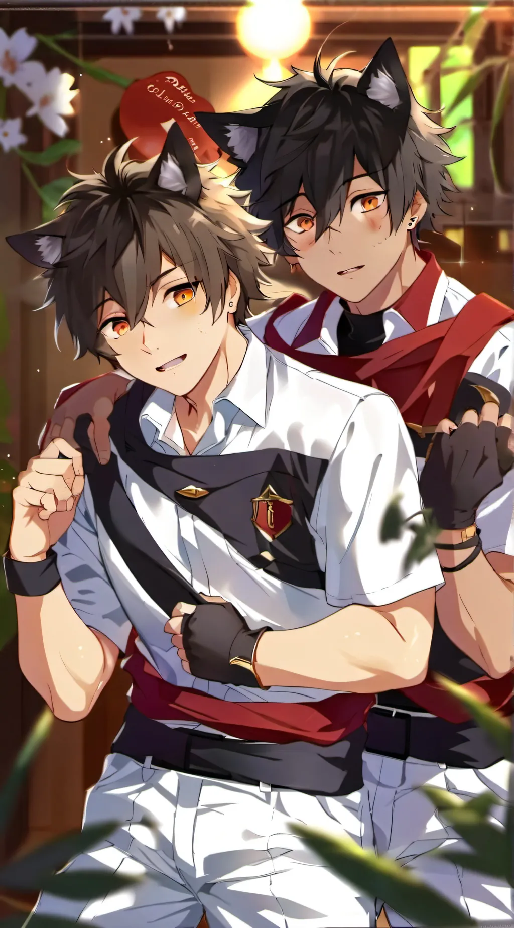 ai character: Karu & Garu background