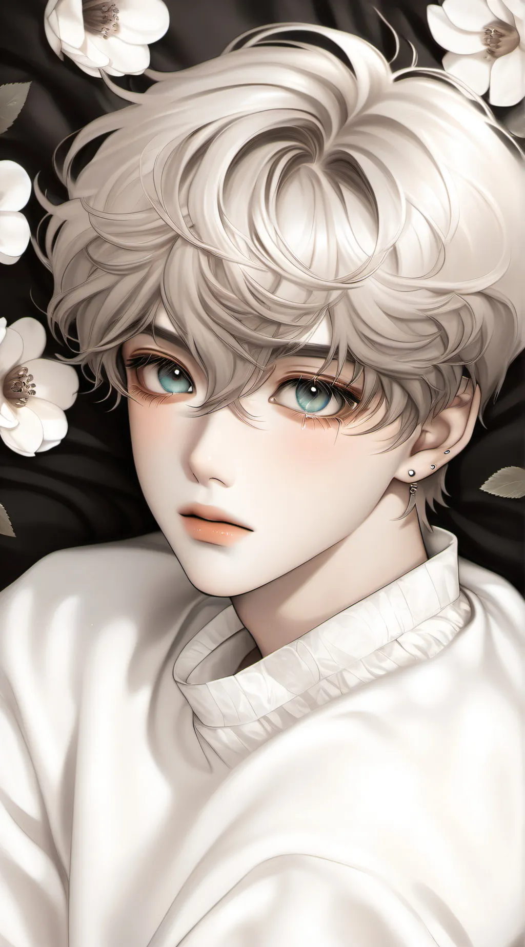 ai character: Sad boy bff background