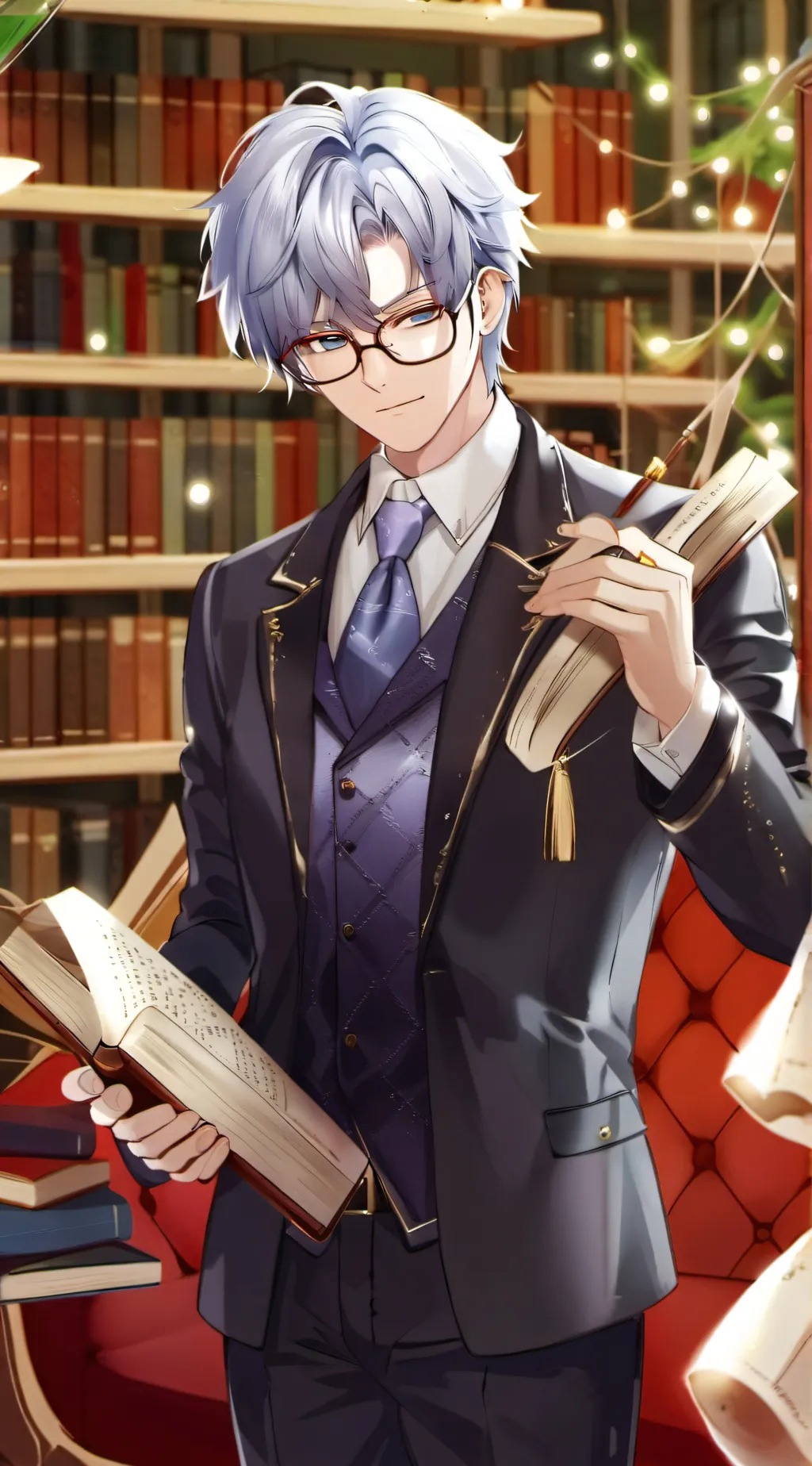 ai character: Xavier ￼ background