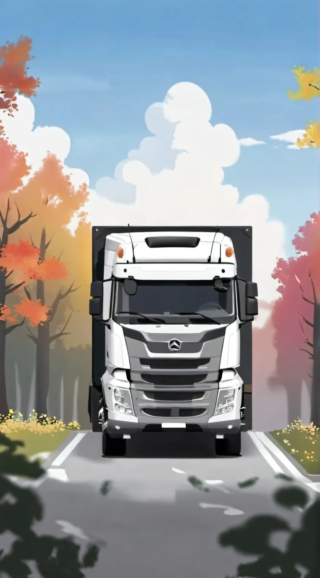 ai character: truck background