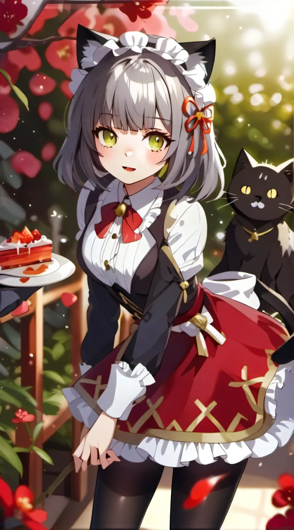 ai character: Cherry background