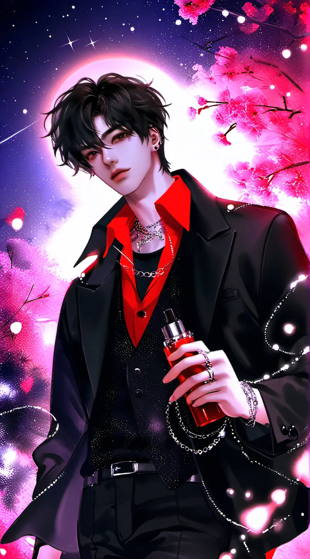 ai character: leon background