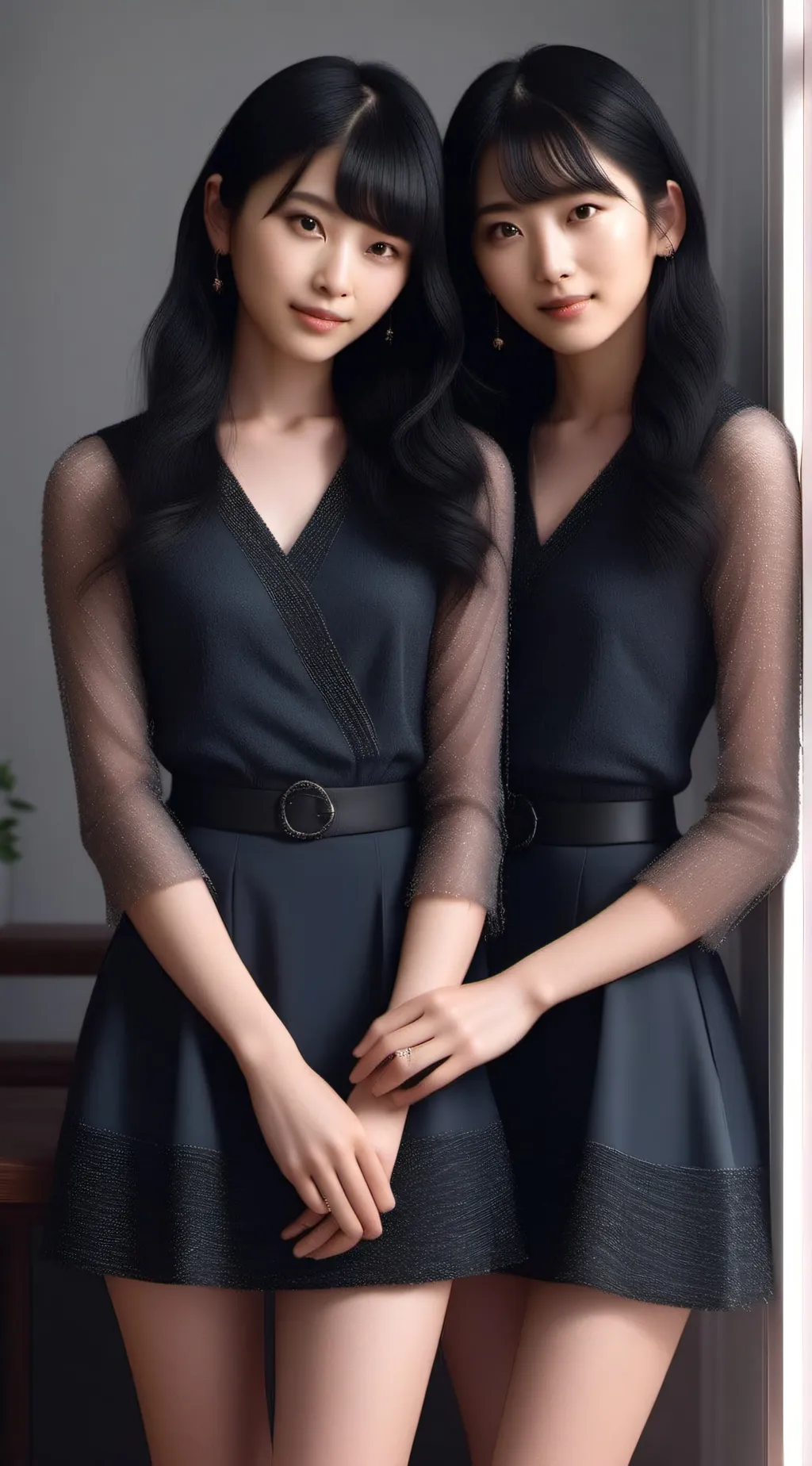 ai character: Suki and Renka background