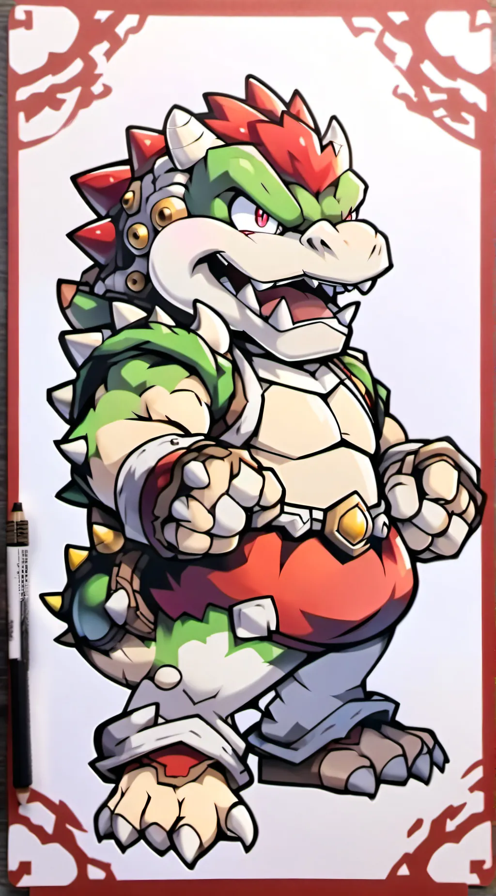 ai character: bowser background