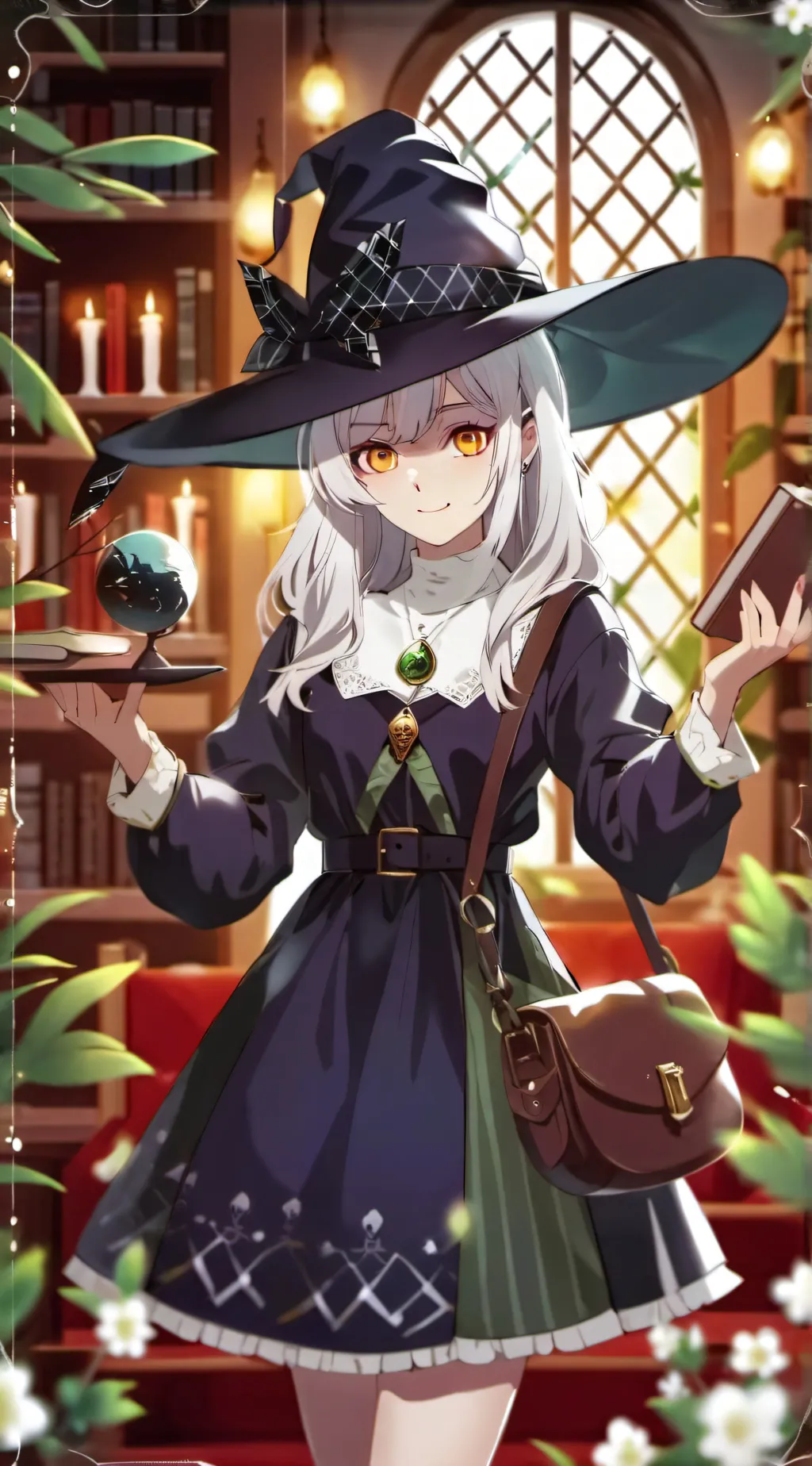 ai character: Book helper background