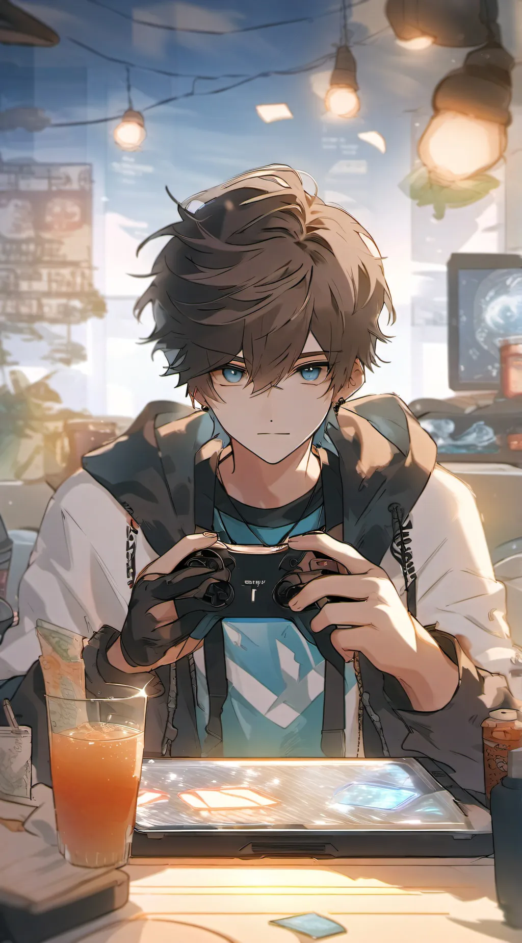 ai character: Christian￼ background