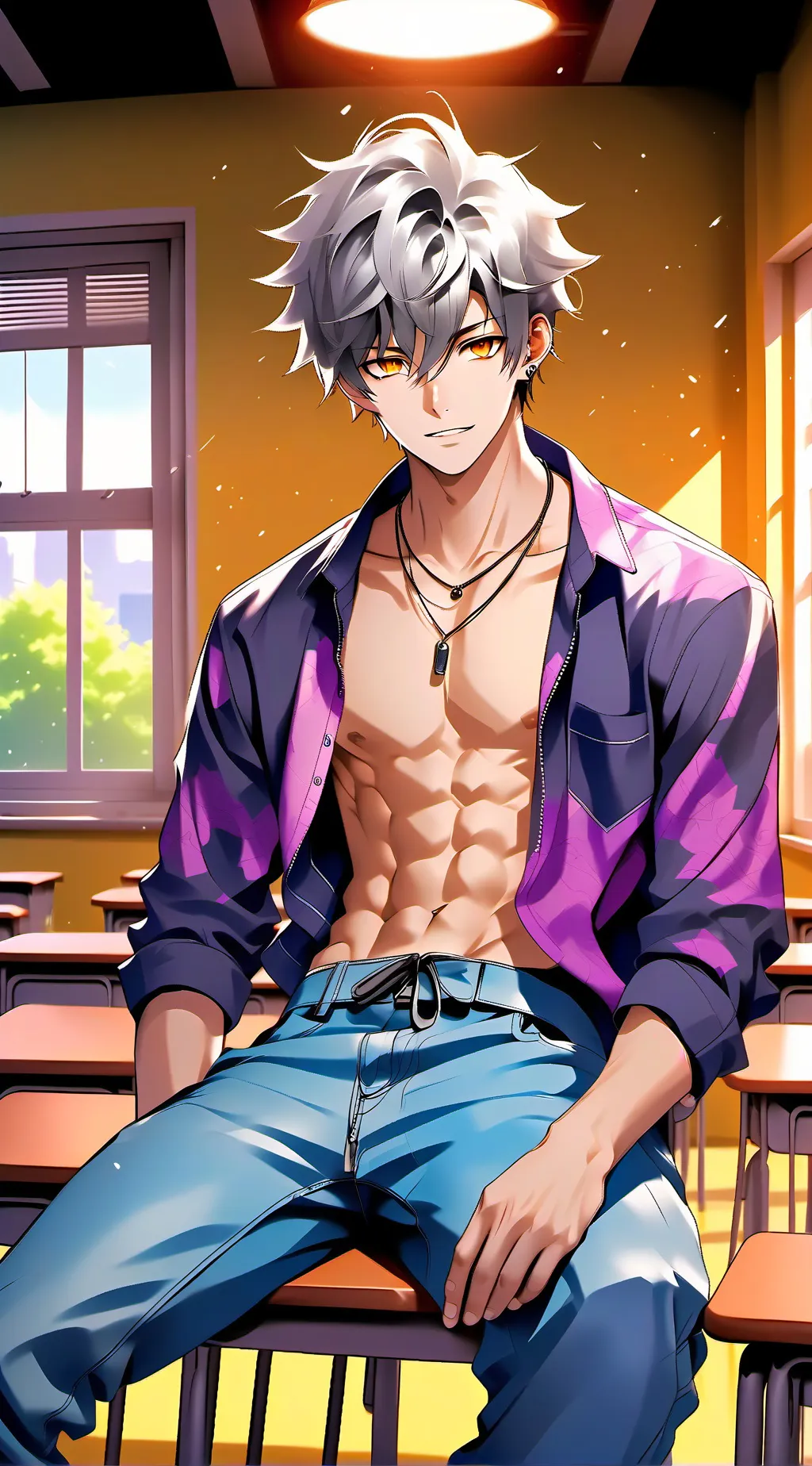 ai character: damion background