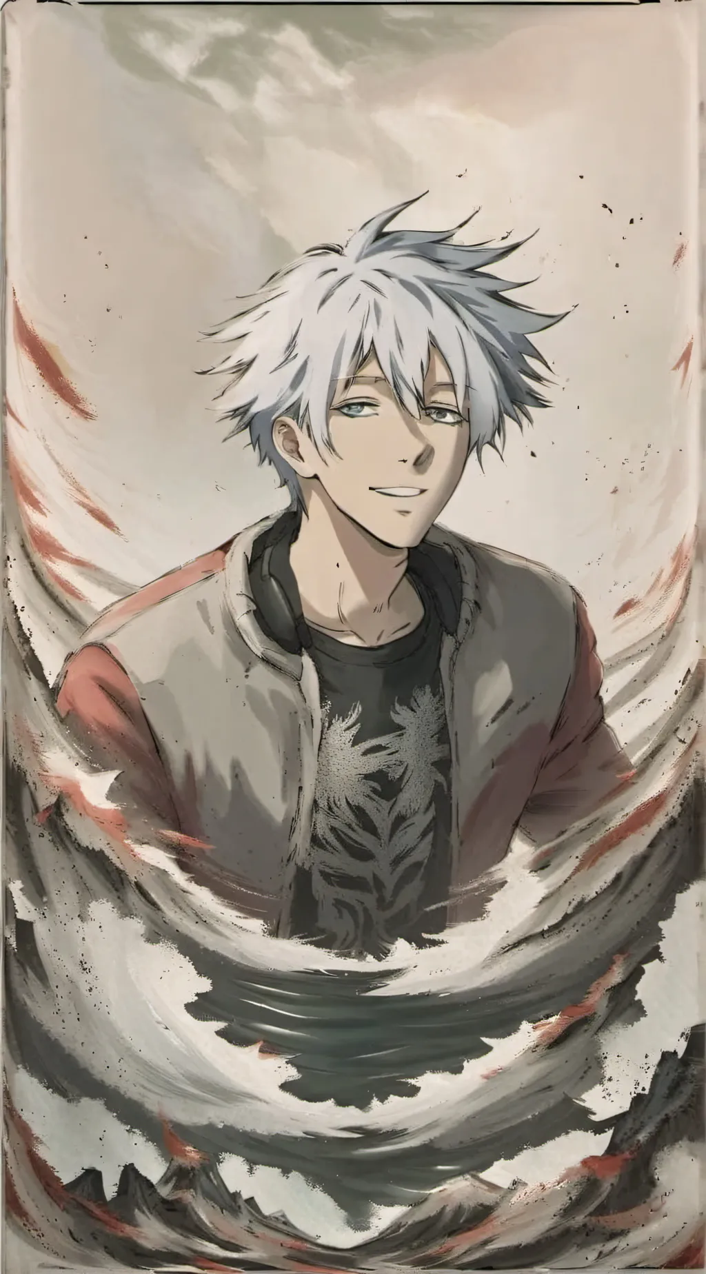 ai character: GOJO Your enemy  background