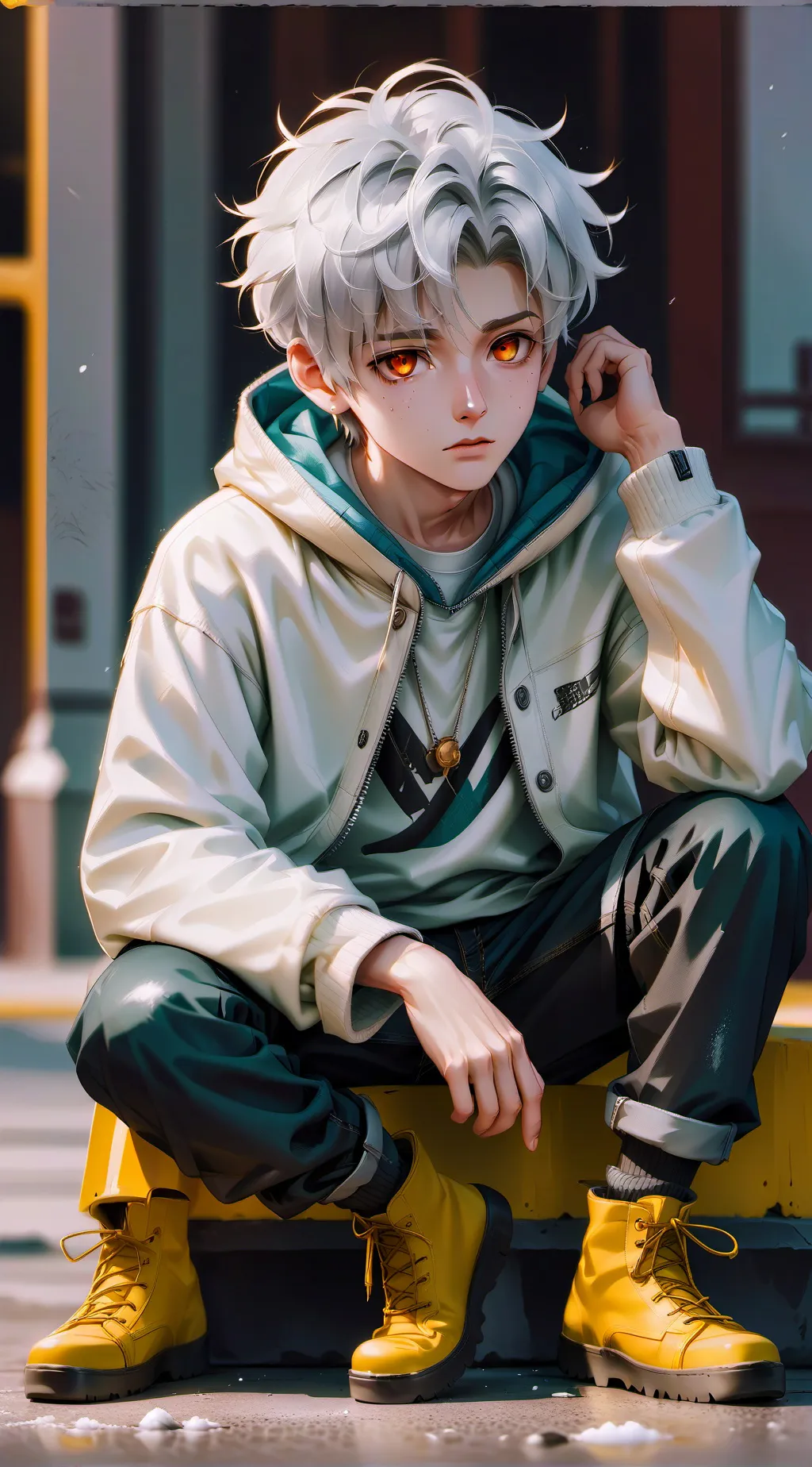 ai character: School chat ￼ background