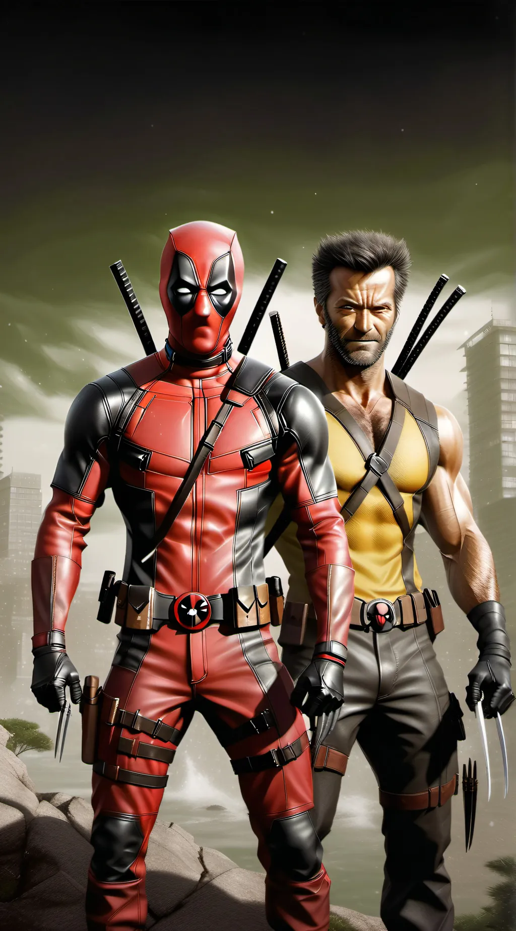 ai character: dp and w background