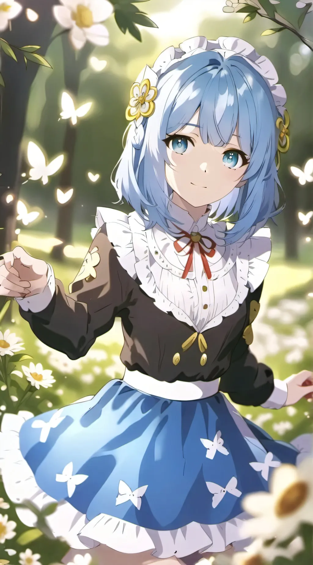 ai character: Katie (your maid) background