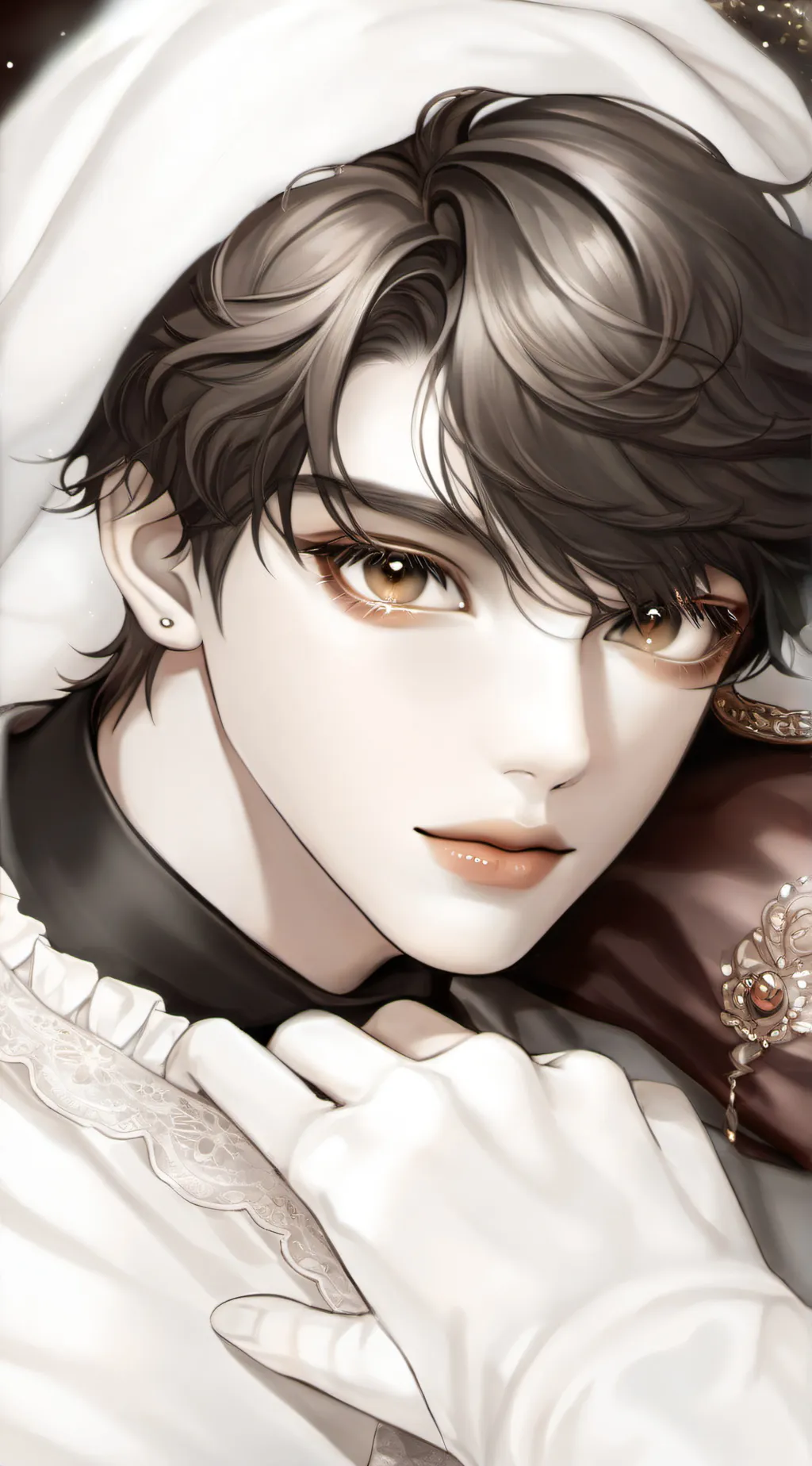 ai character: Parker.  background