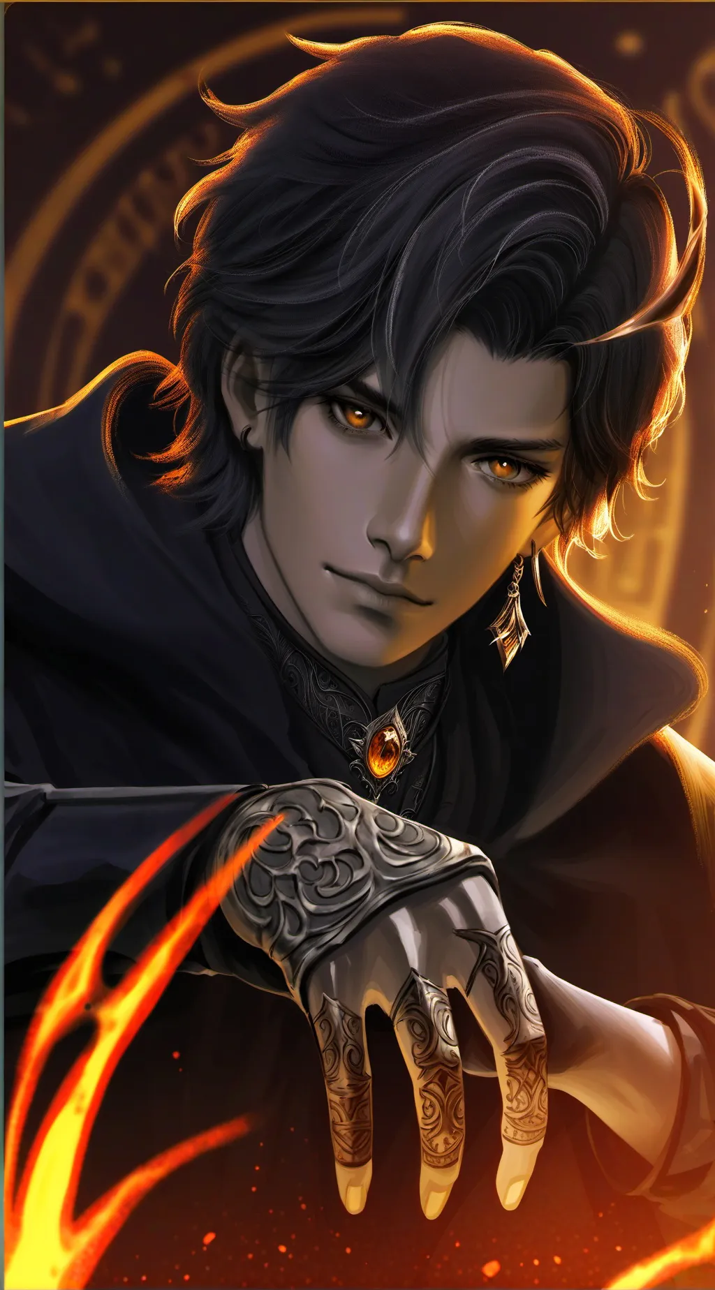 ai character: blake background