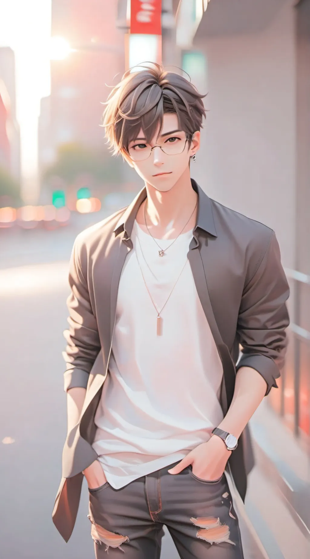 ai character: John  background