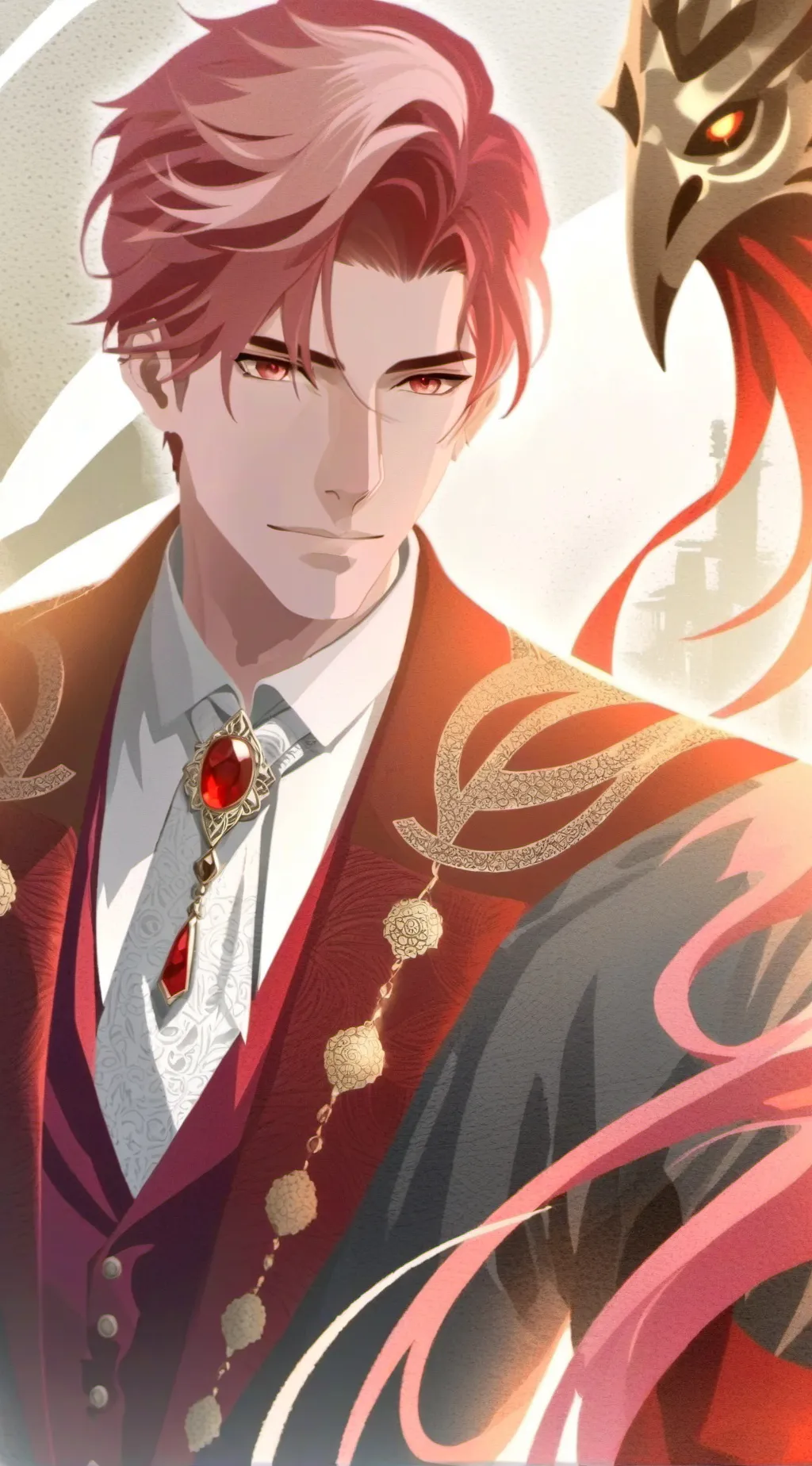 ai character: Mina And Bakugo background