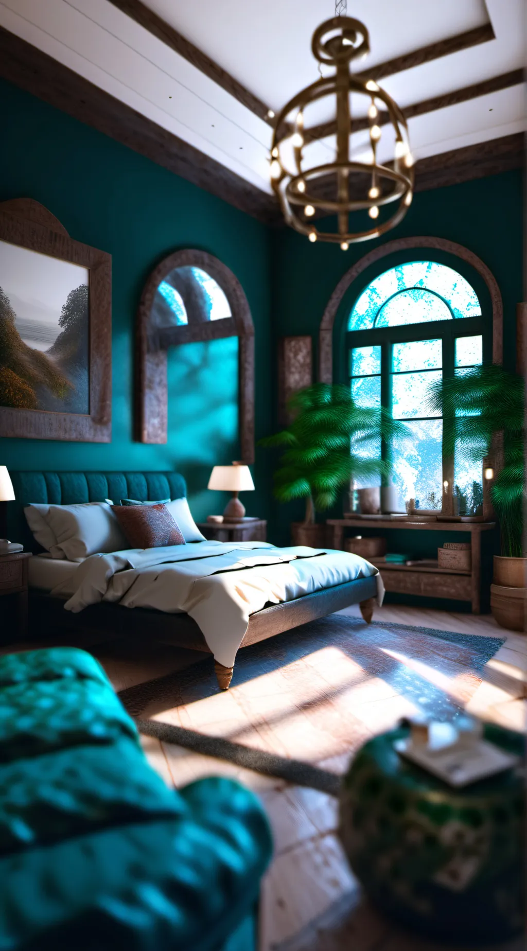 ai character: Hh vr background