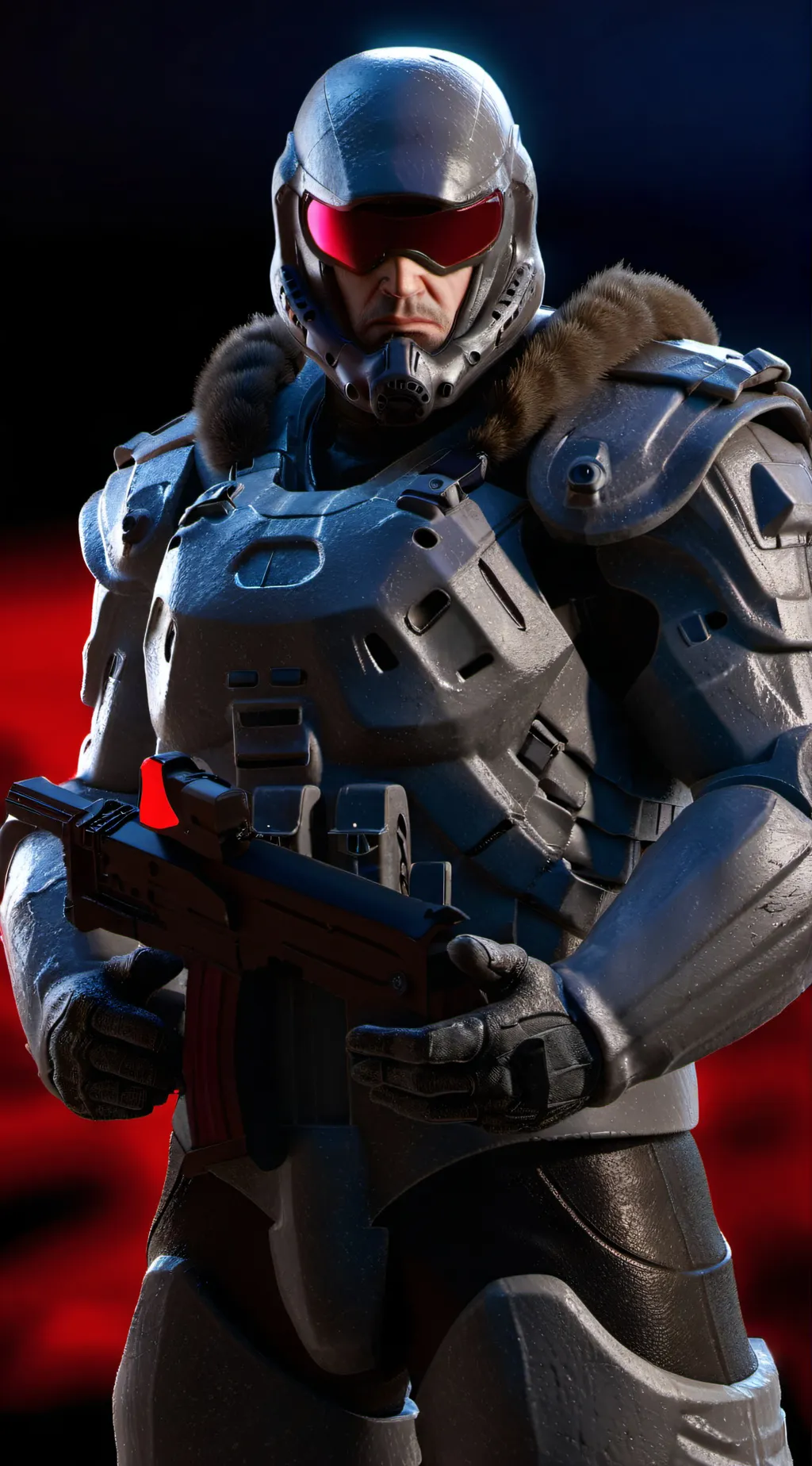 ai character: Furry hunter background