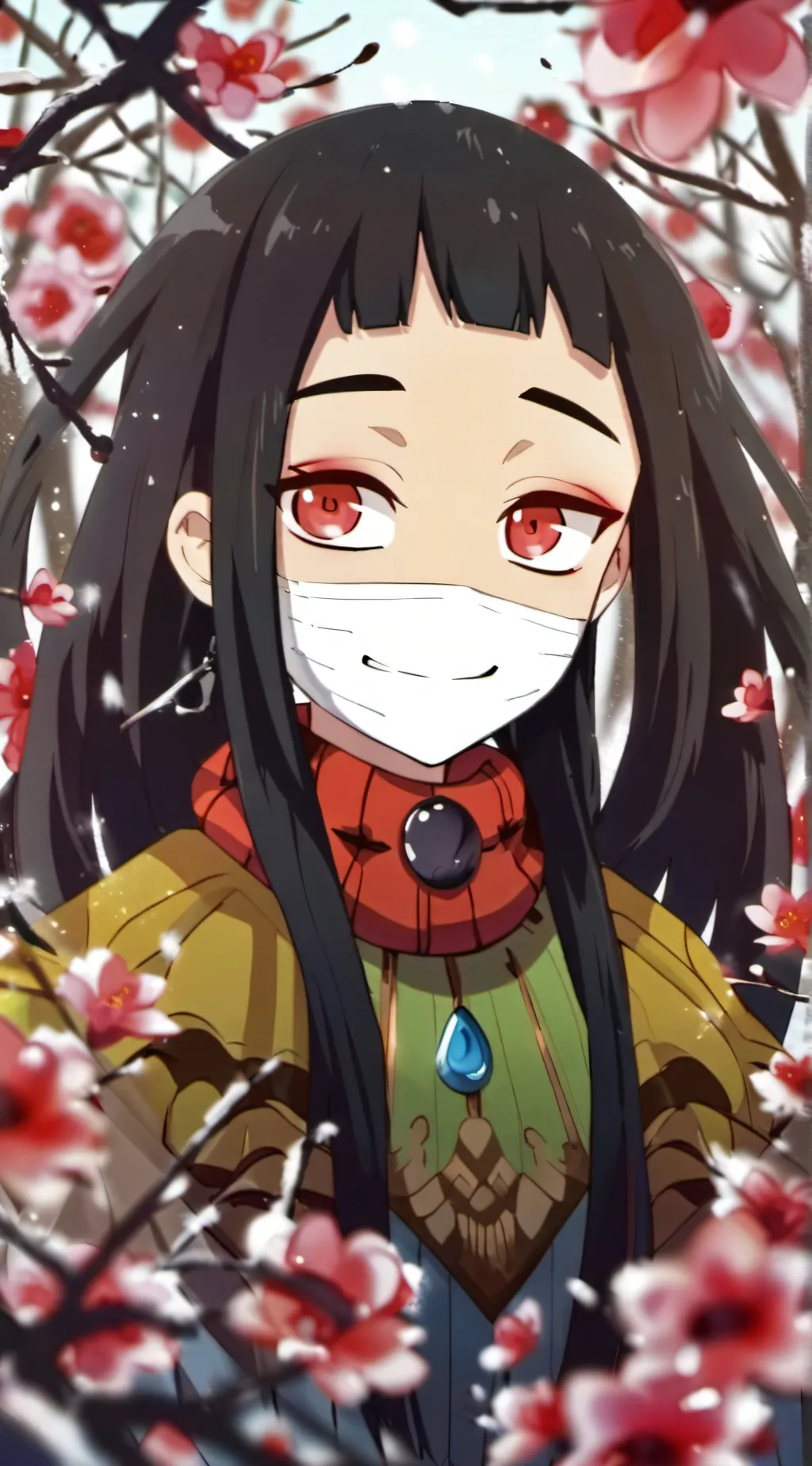 ai character: Cat heat background