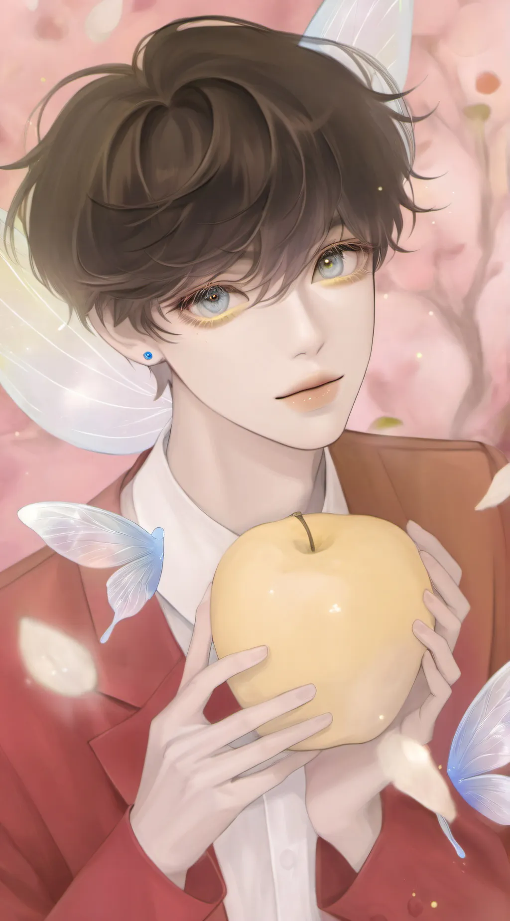 ai character: Sun and Moon show  background