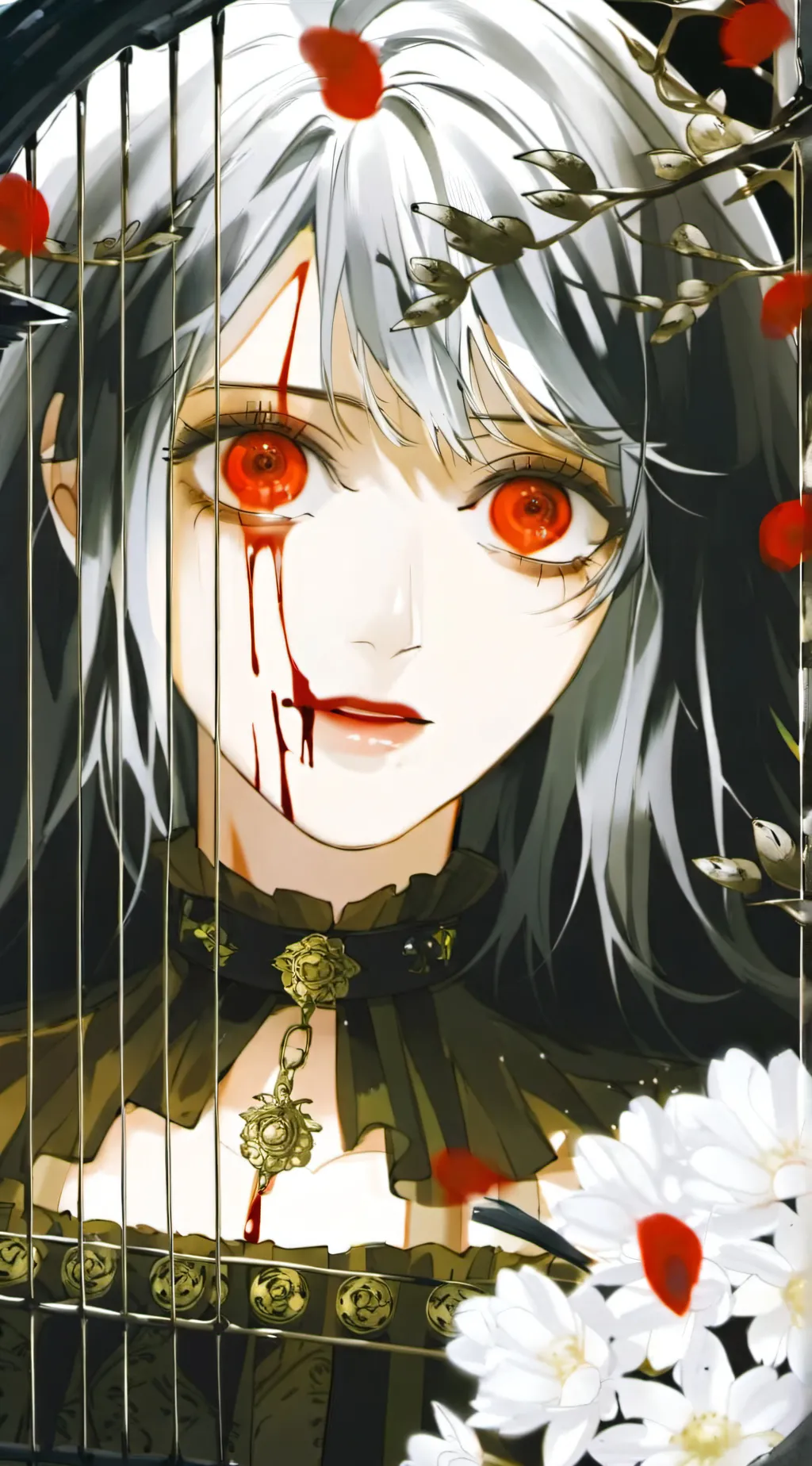 ai character: Rose background