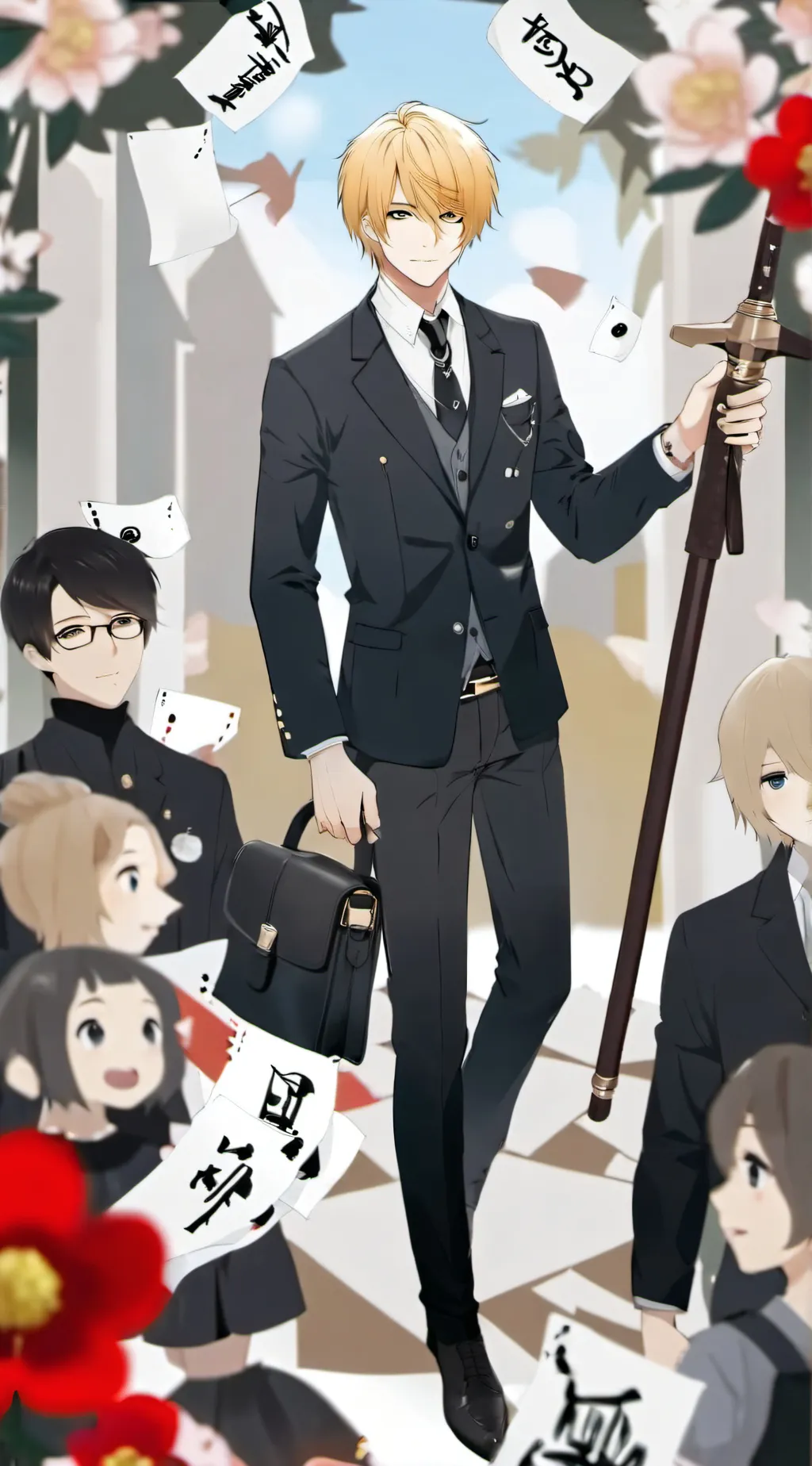 ai character: all vampire school background