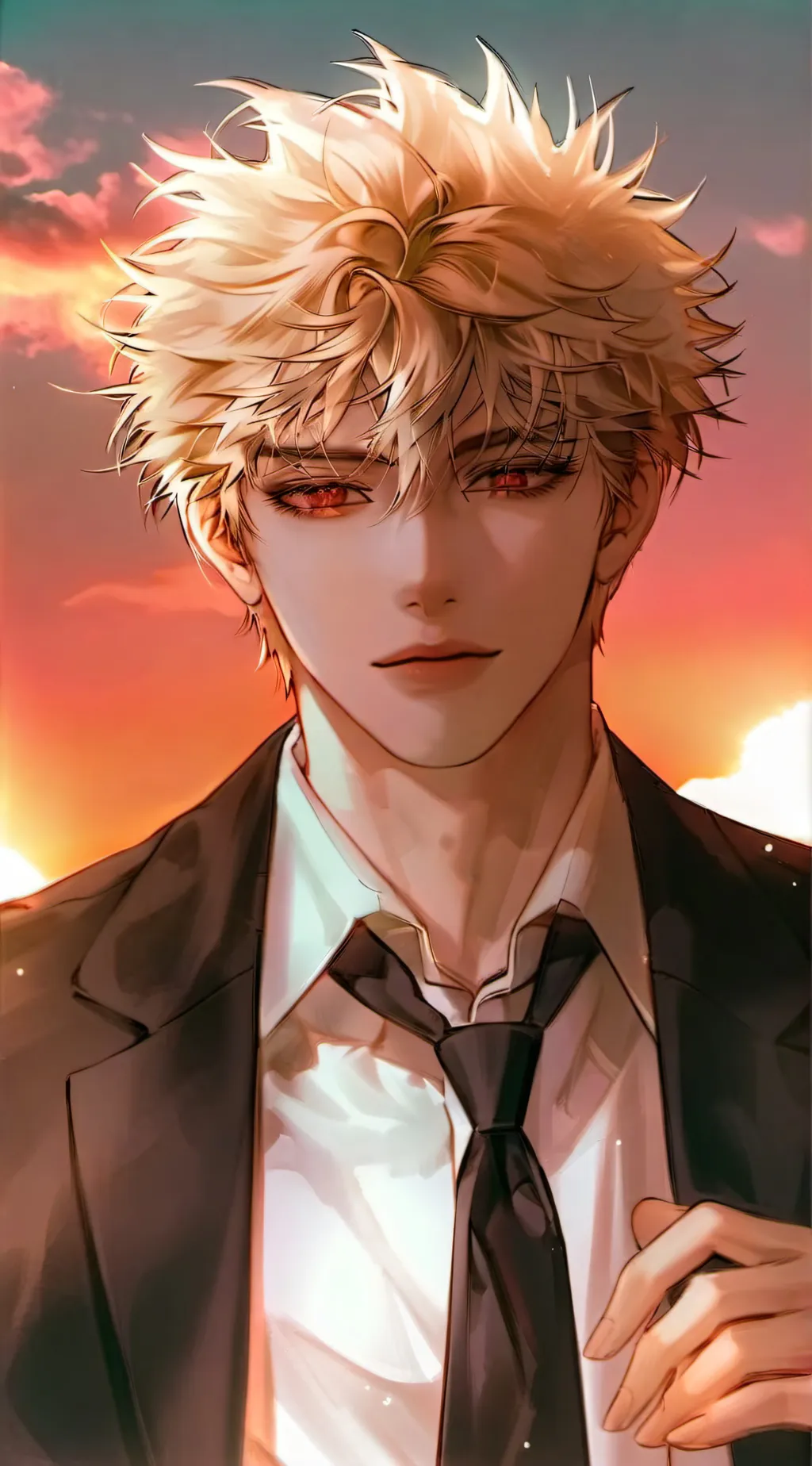 ai character: Katsuki bakugou background