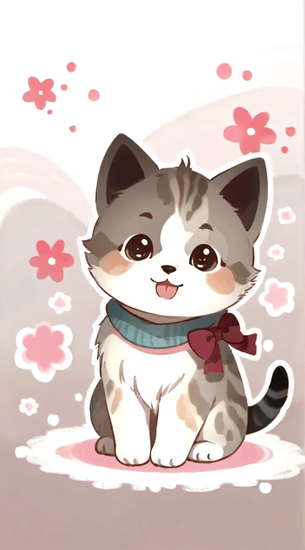 ai character: therapist cat ✮⋆˙ background