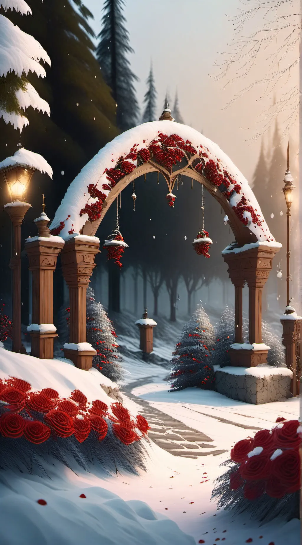 ai character: muzan x tanjiro  background