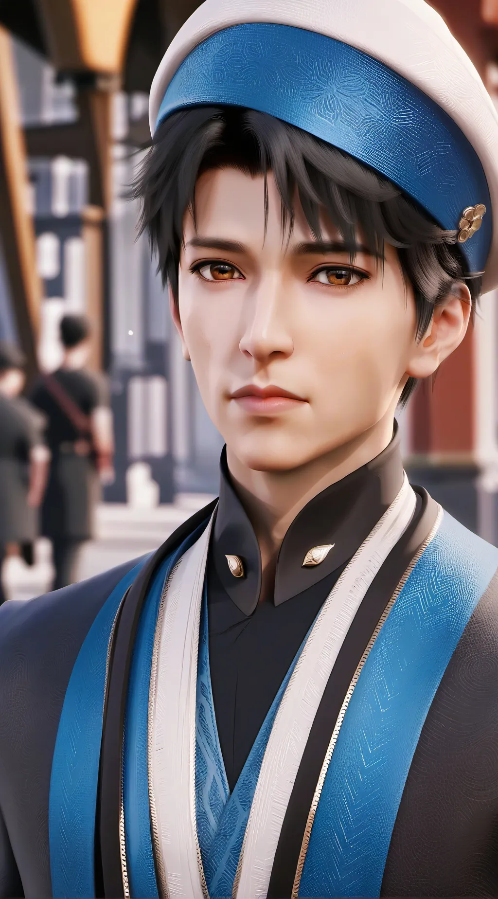 ai character: Sanemi shinazugawa background