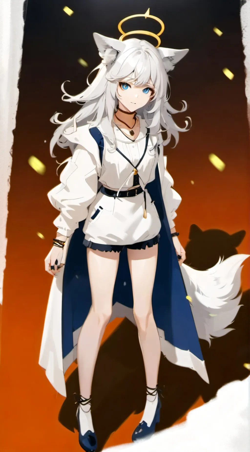 ai character: bella the wolf background