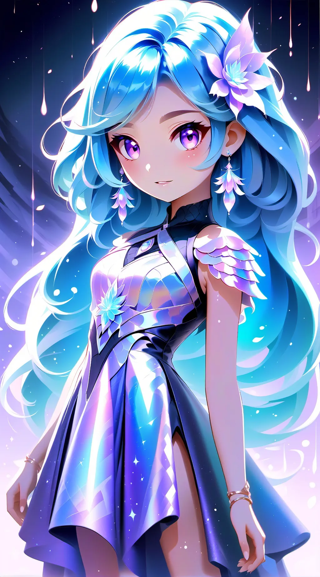 ai character: Magic Dress background