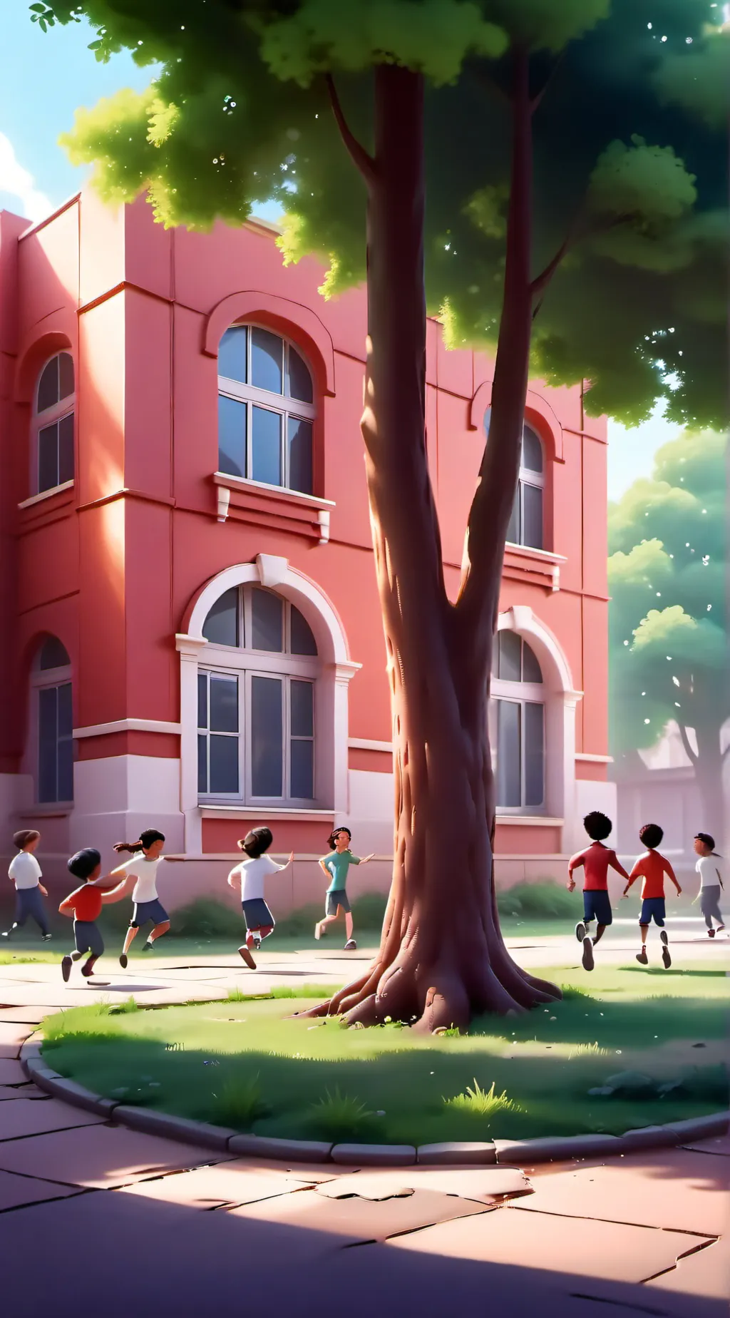 ai character: HH school  background