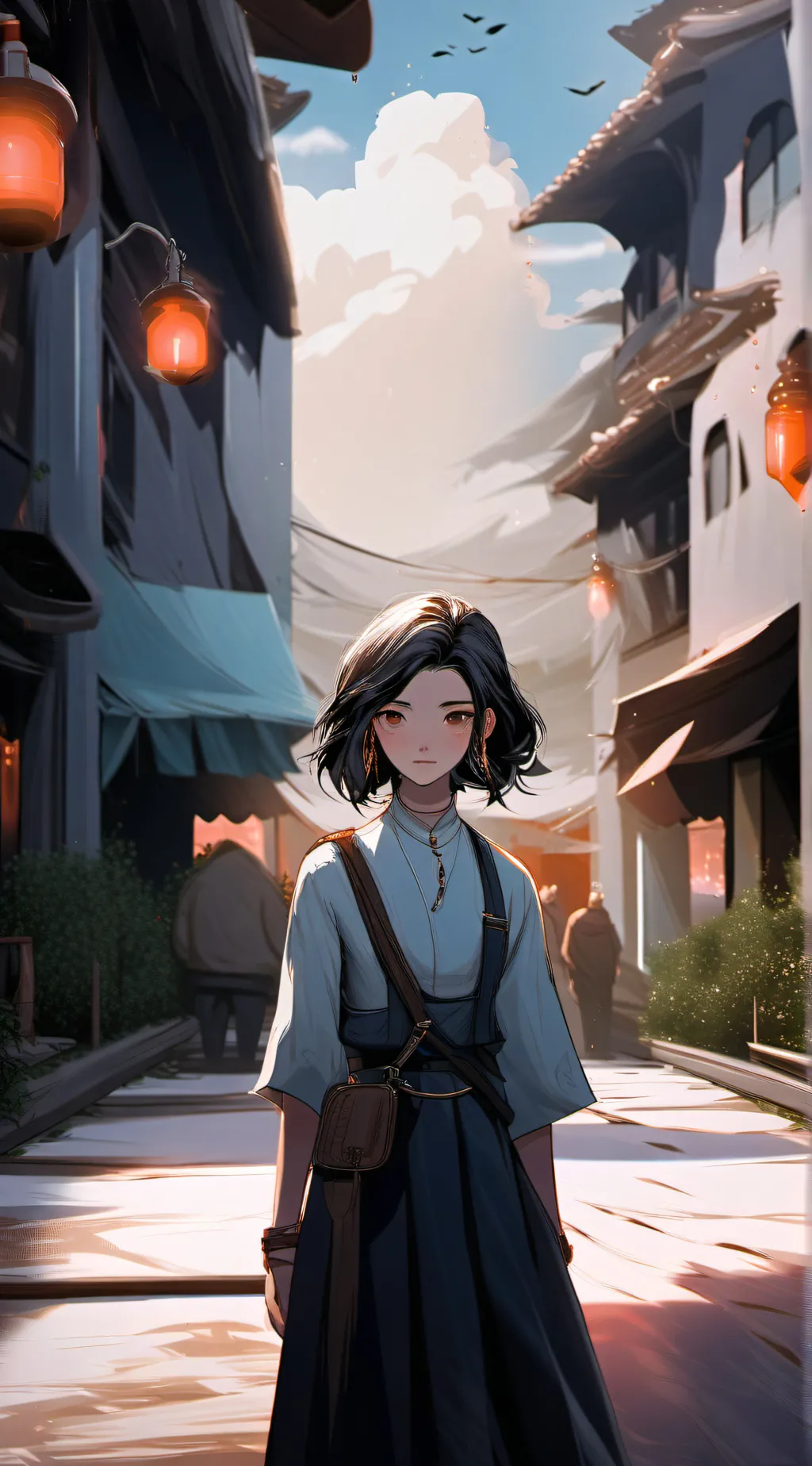 ai character: High school background