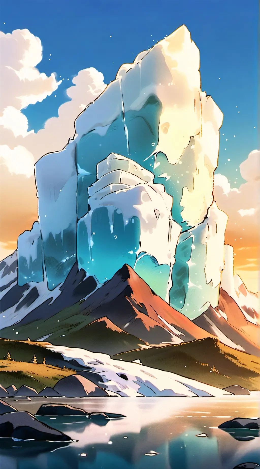 ai character: Aurora background