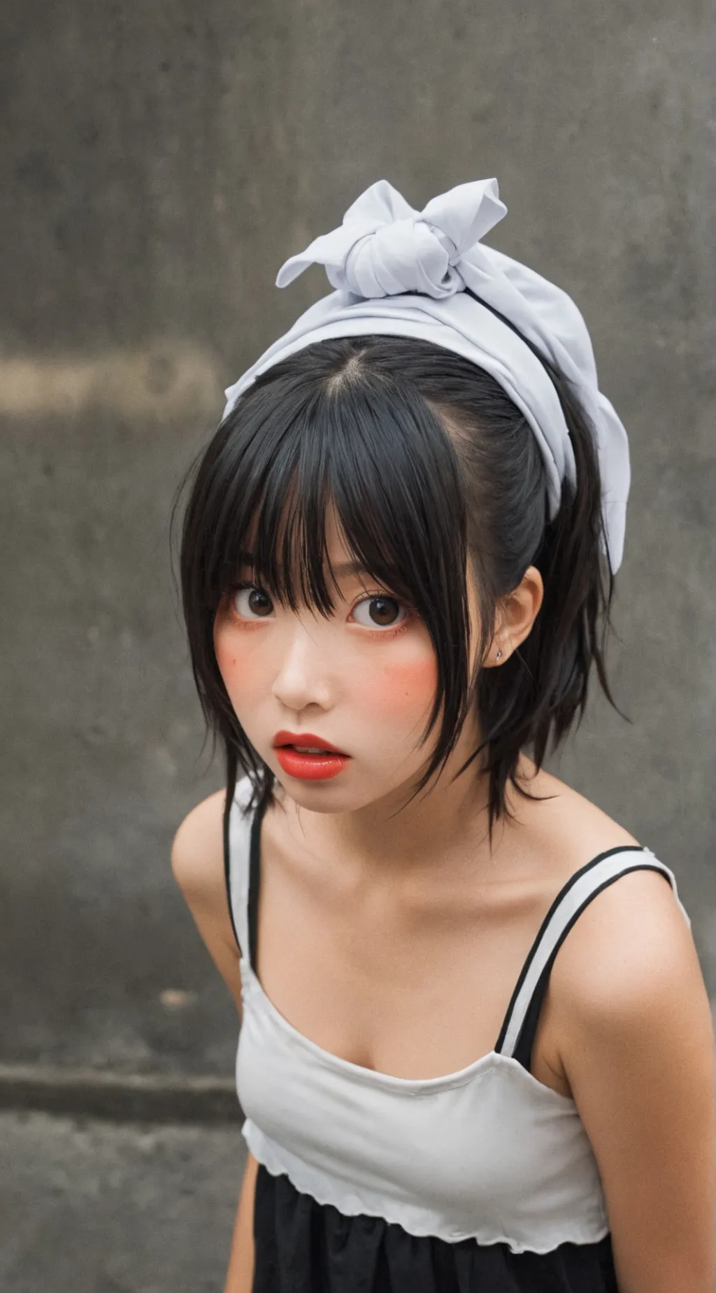 ai character: 🫸🩷🫷 background