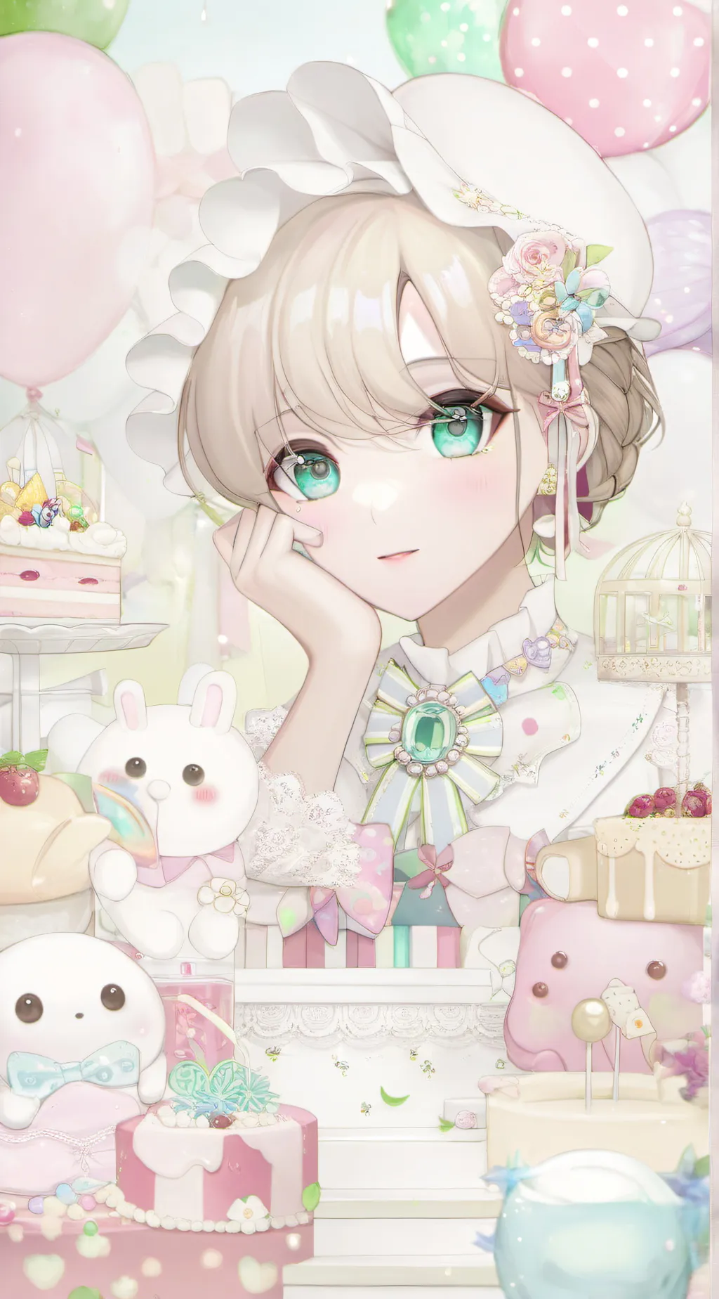 ai character: Mark background