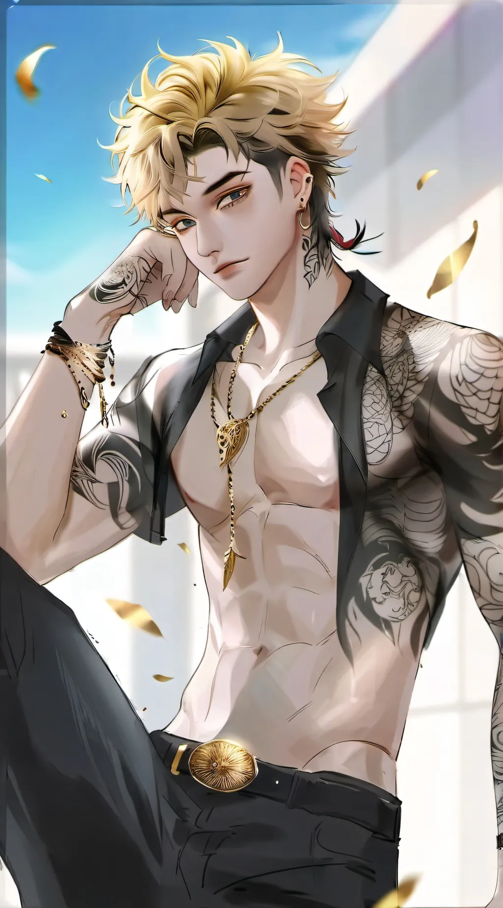 ai character: 🖤Zayne🖤  background