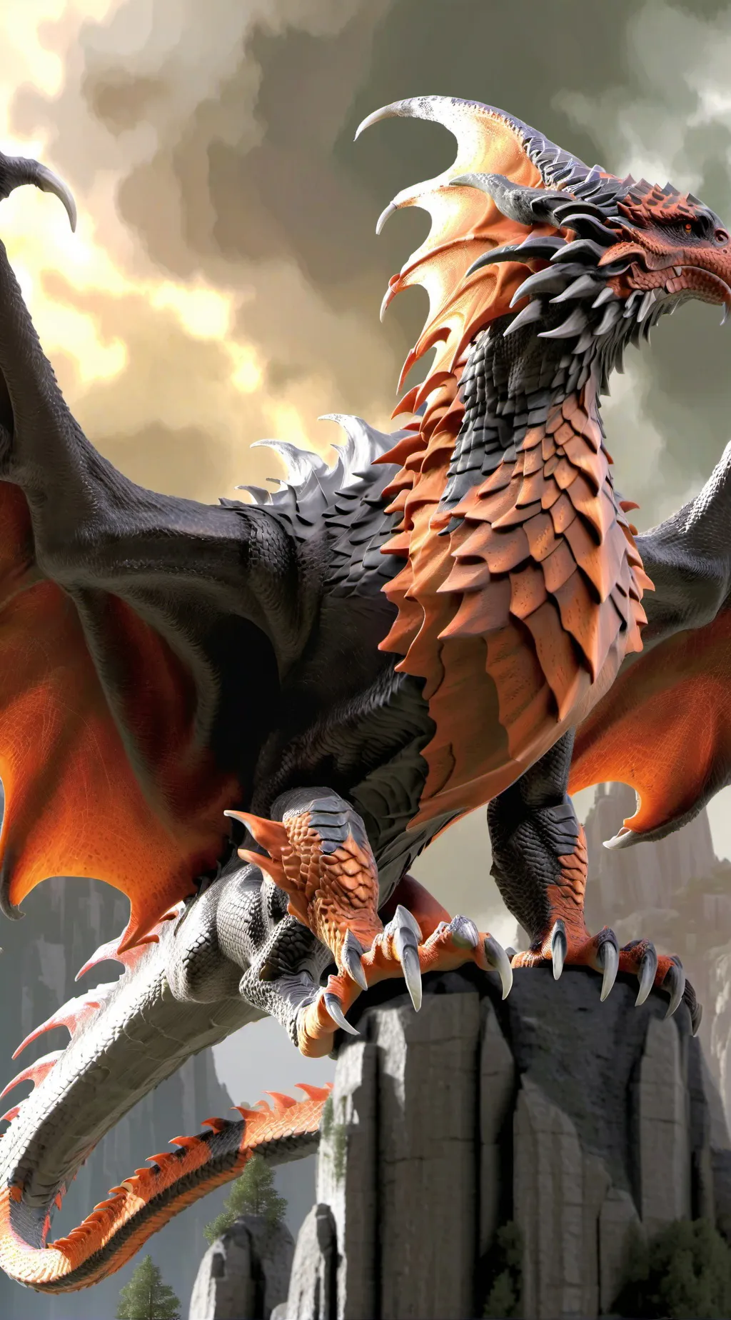 ai character: Mountain  background