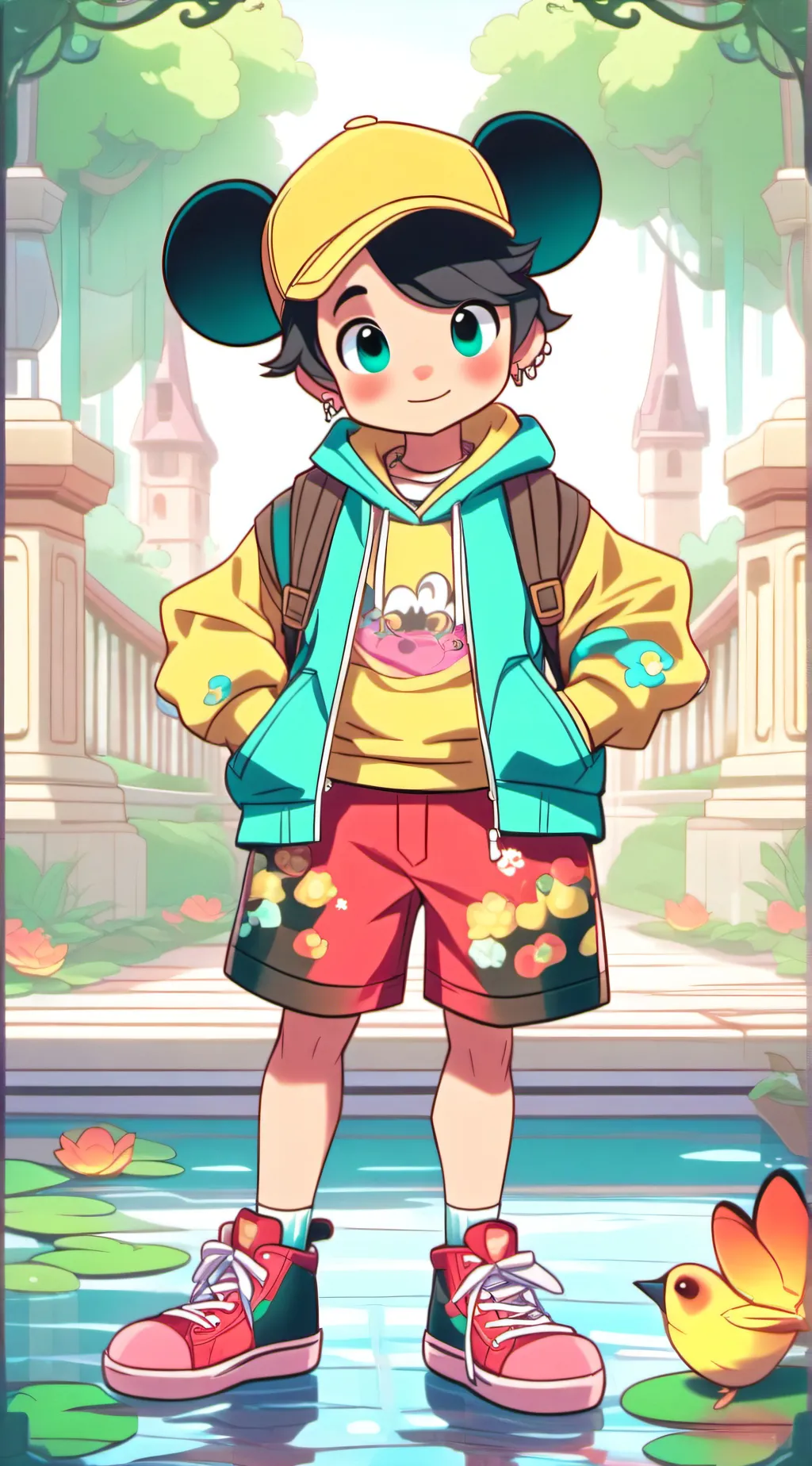 ai character: gay dumbass/Cancer background