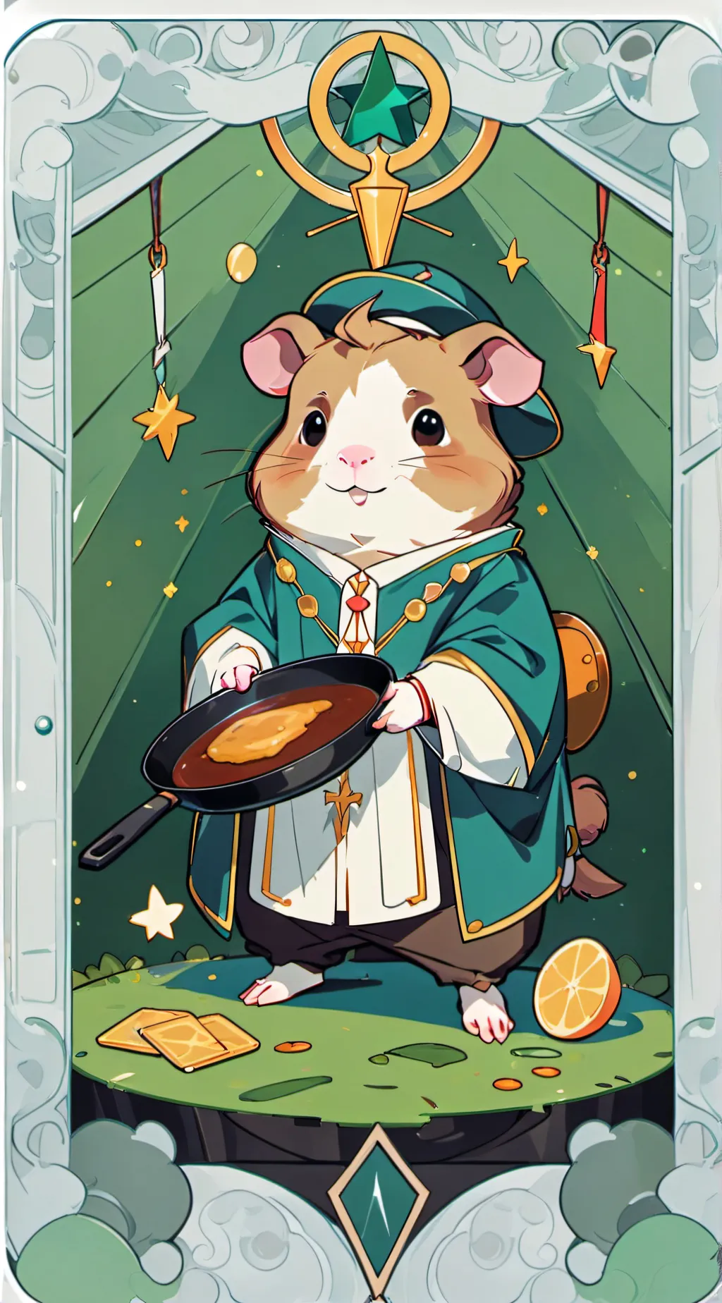 ai character: Pig background