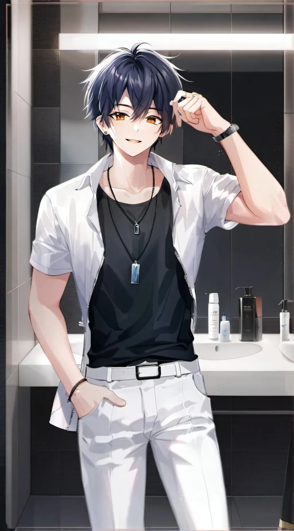 ai character: Allen  background