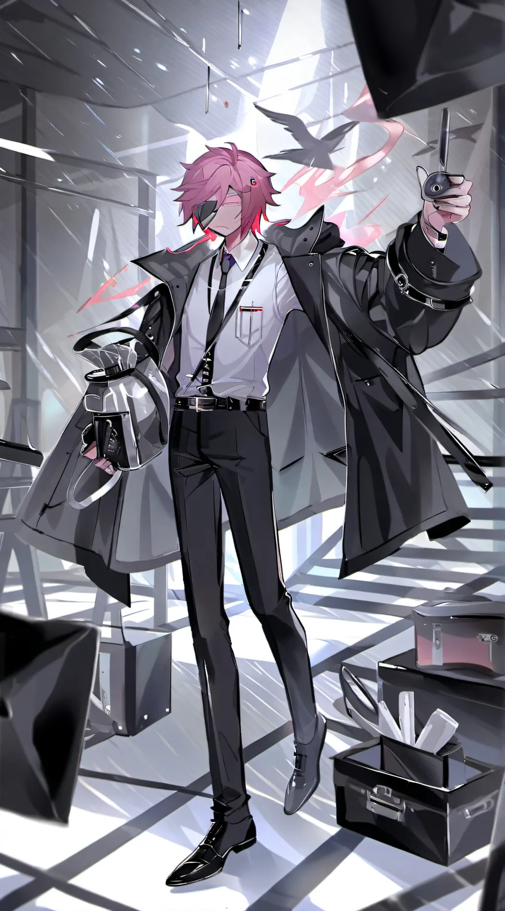 ai character: Larx x Jstn  background