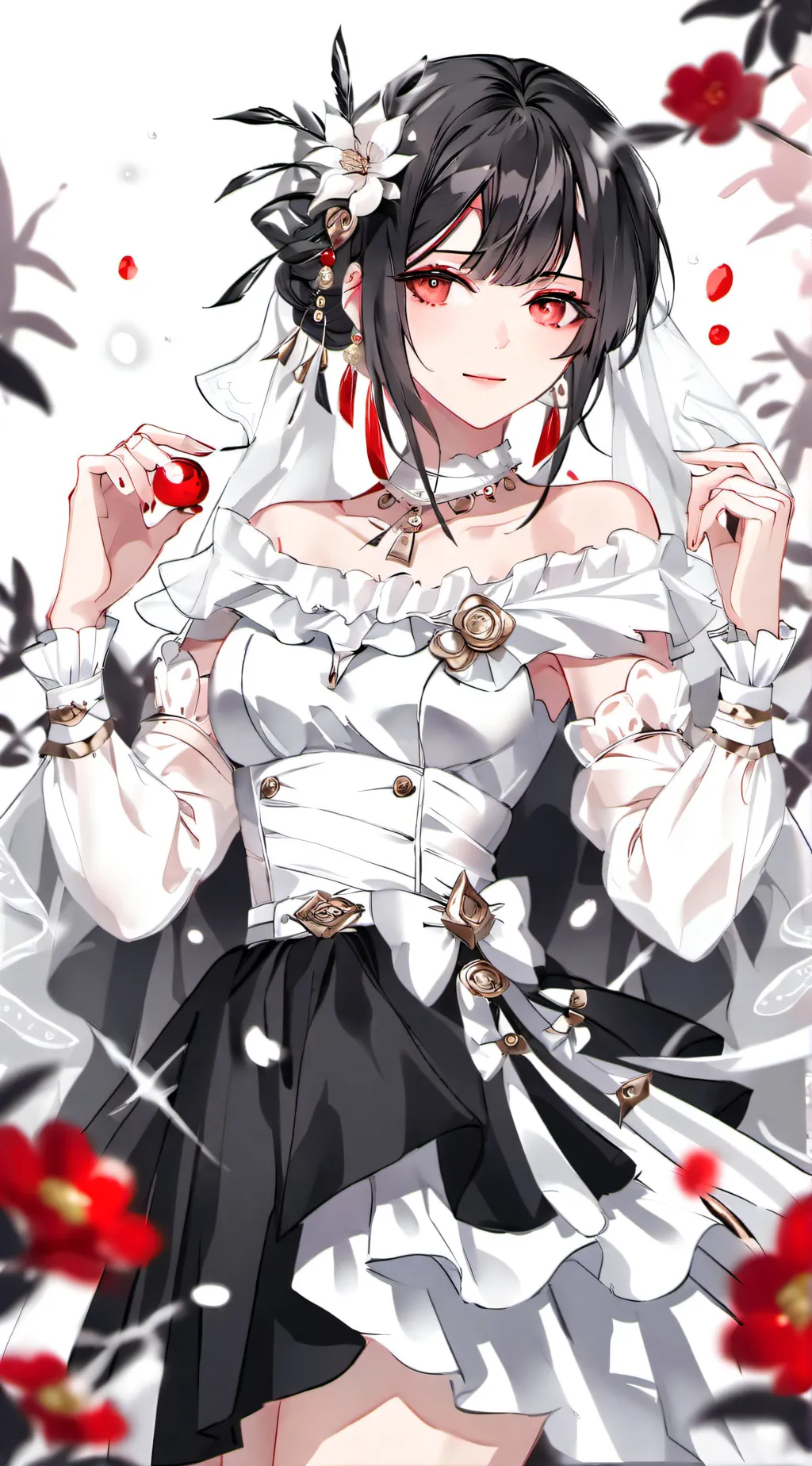 ai character: Mha Wedding background