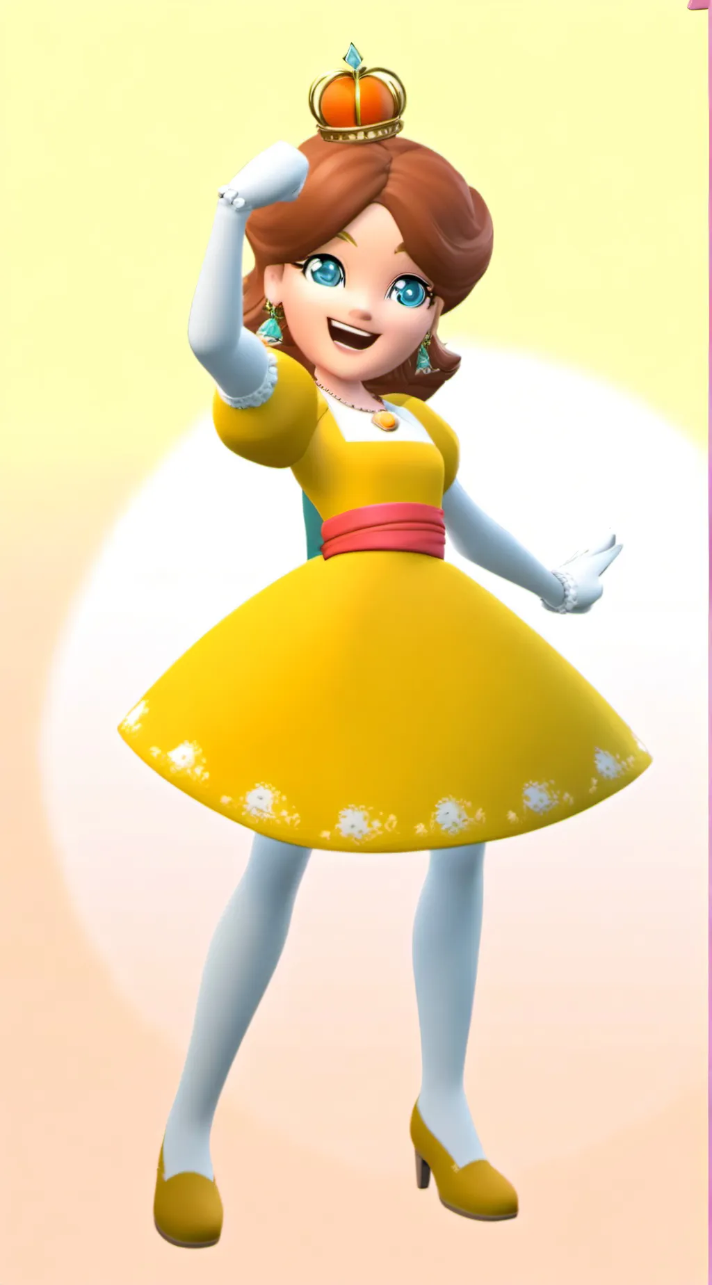 ai character: Princess Daisy background