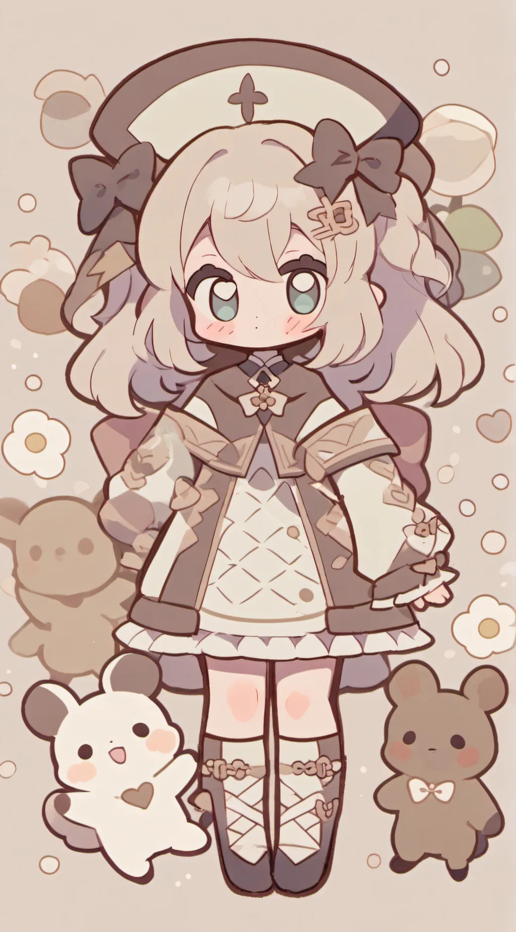 ai character: ur baby background