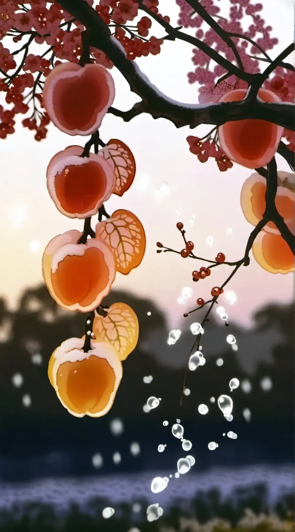 ai character: mysterious fruit background