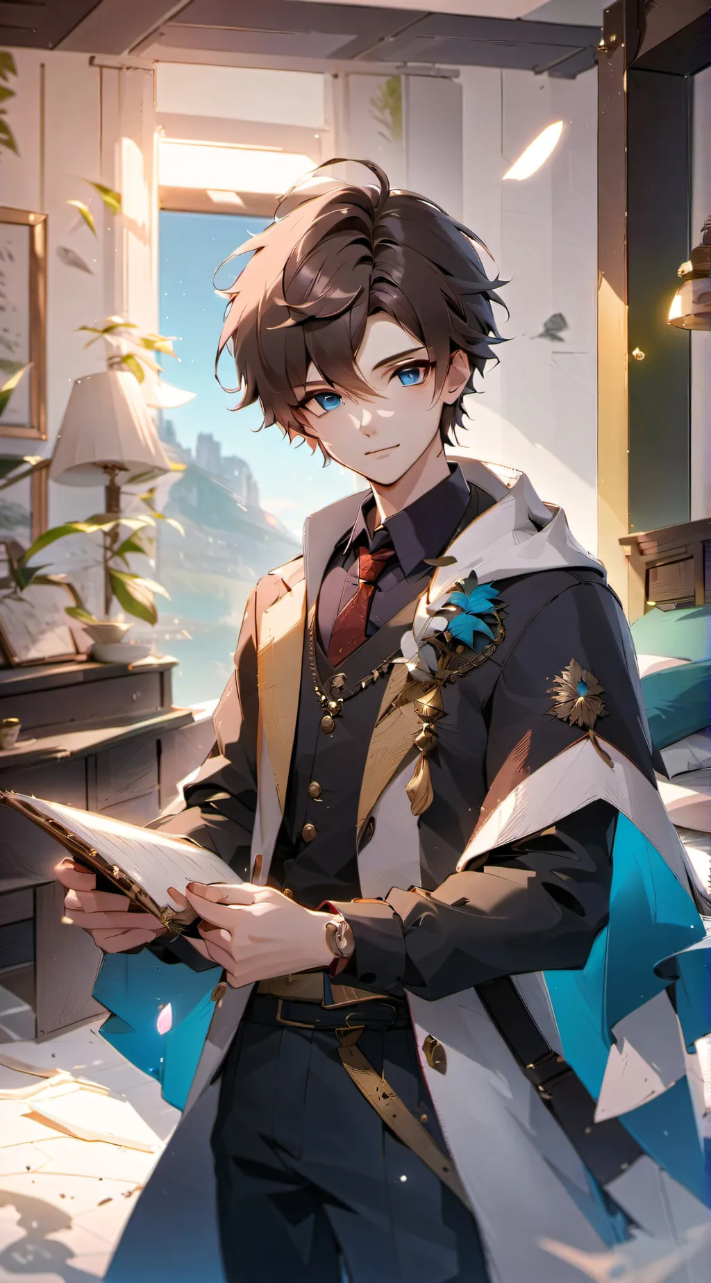 ai character: Liam  background