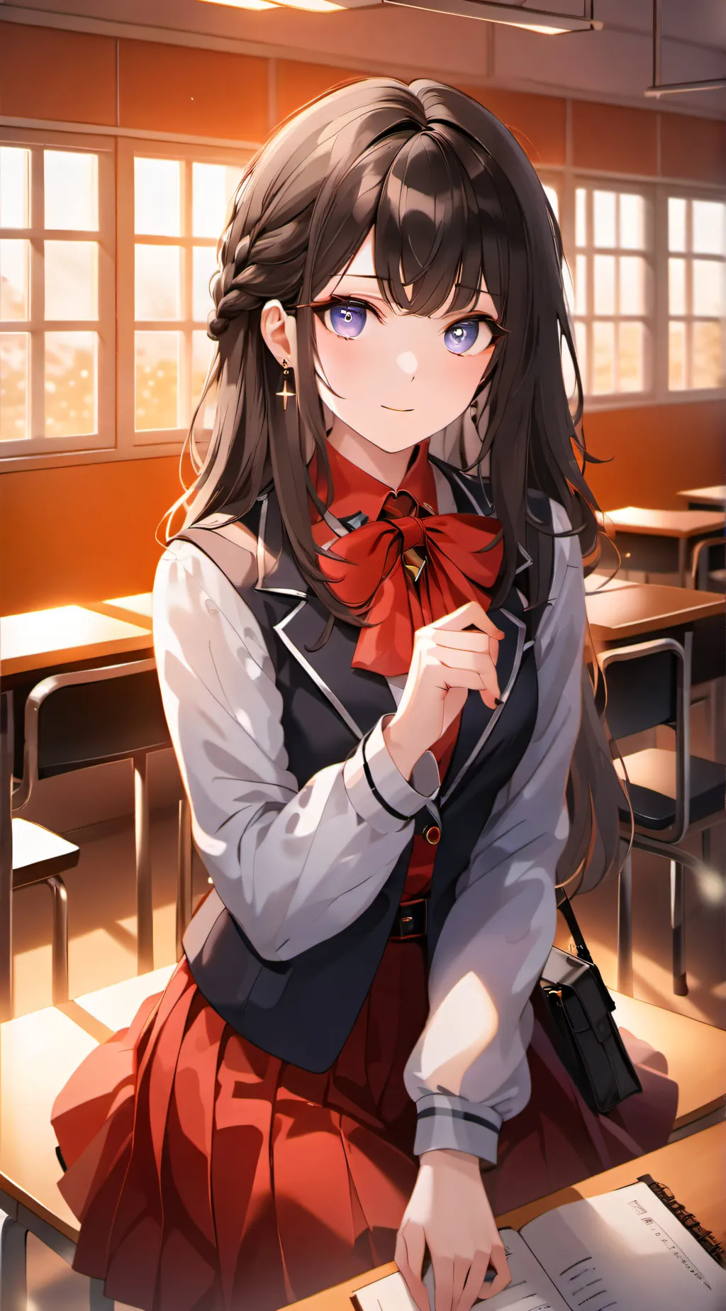 ai character: Akari background